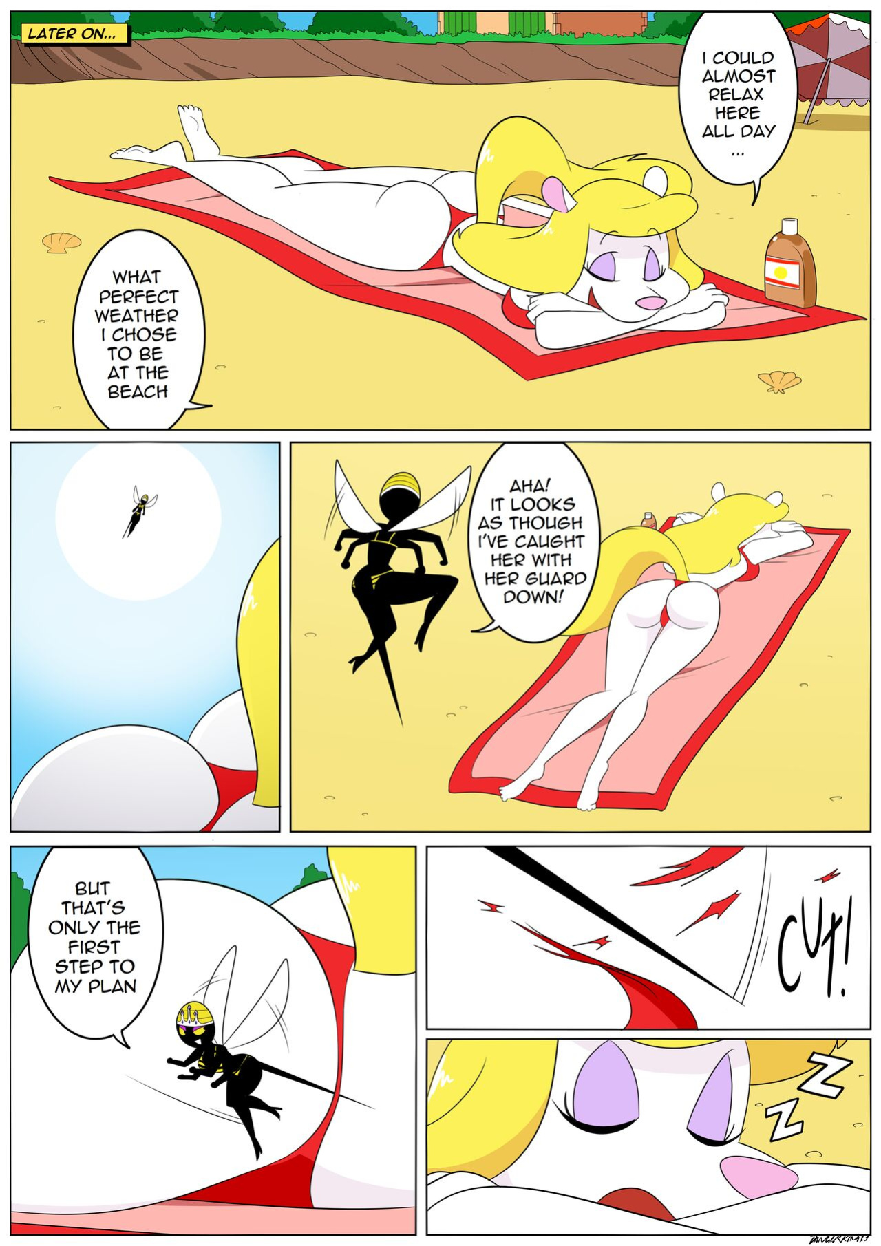 [Dangerking11] Queen Bea's Beach Fight