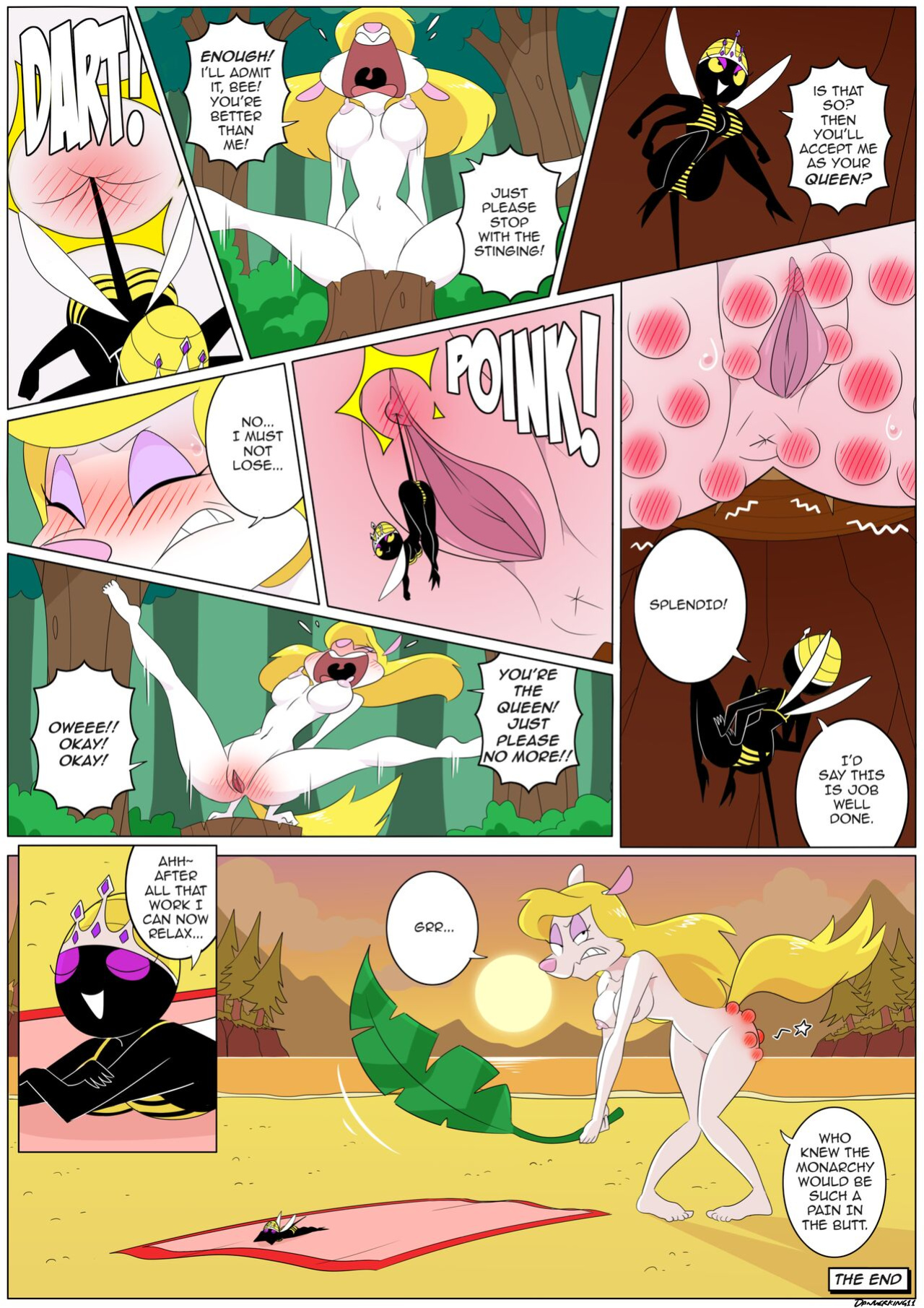 [Dangerking11] Queen Bea's Beach Fight