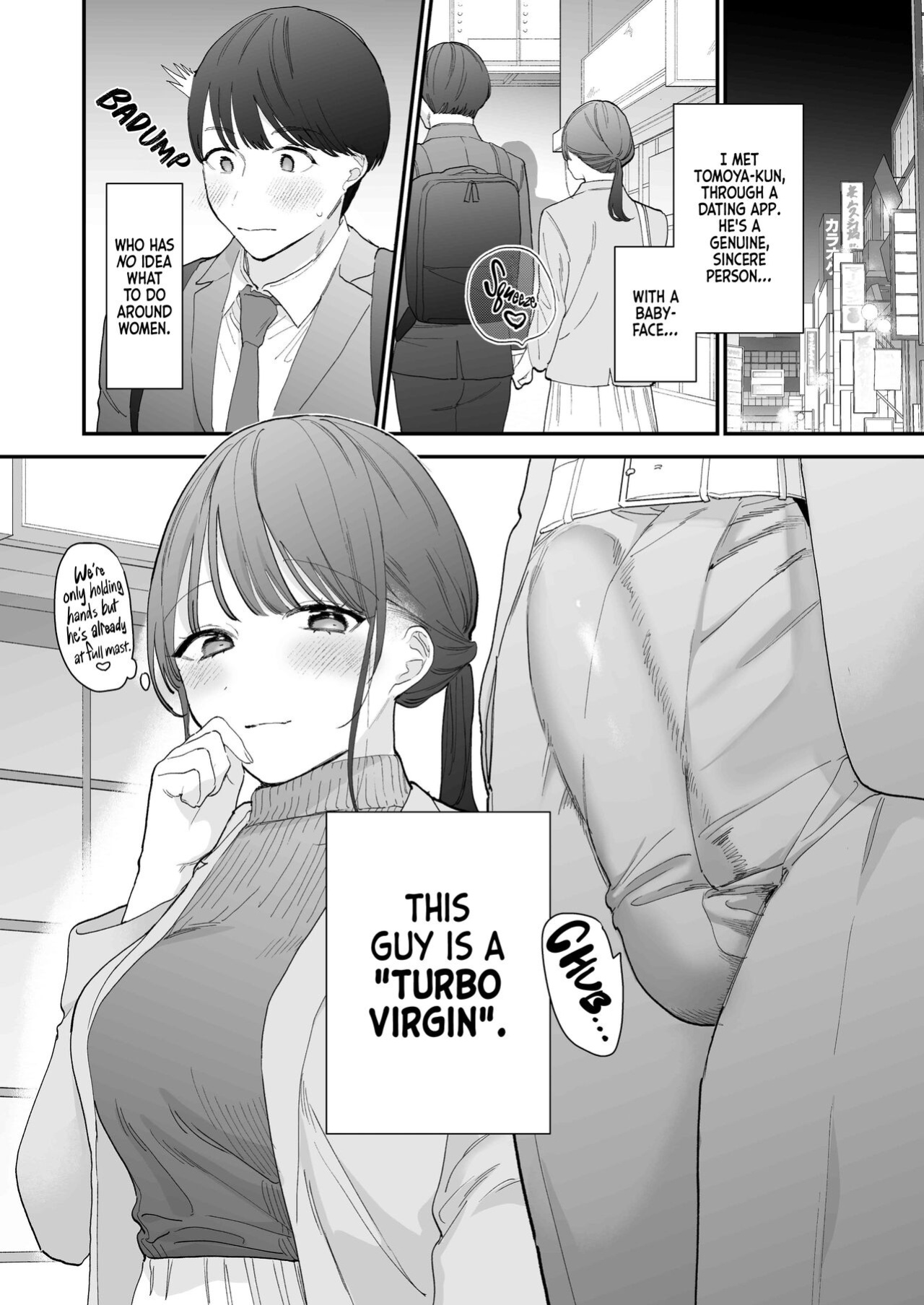 [THE Waidan (Tou)] Kawaii Doutei Tomoya-kun ga Konna Dekai nante Kiitenai | I Had No Idea This Cute Virgin Was Packing [RedLantern+korafu]