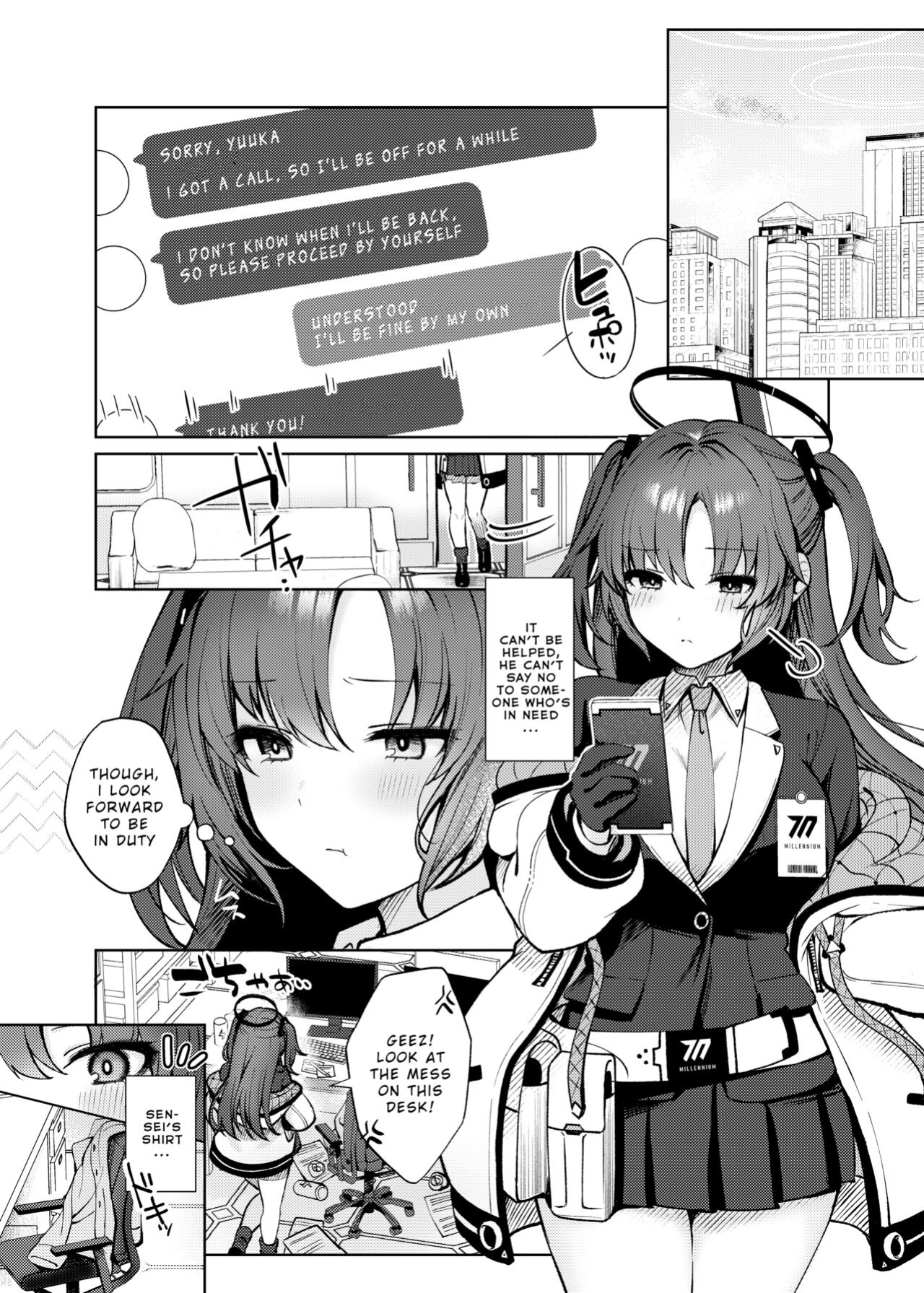 [Pontaroya (Pontaro)] Oshioki no Jikan | Punishment Time (Blue Archive) [Unchief]