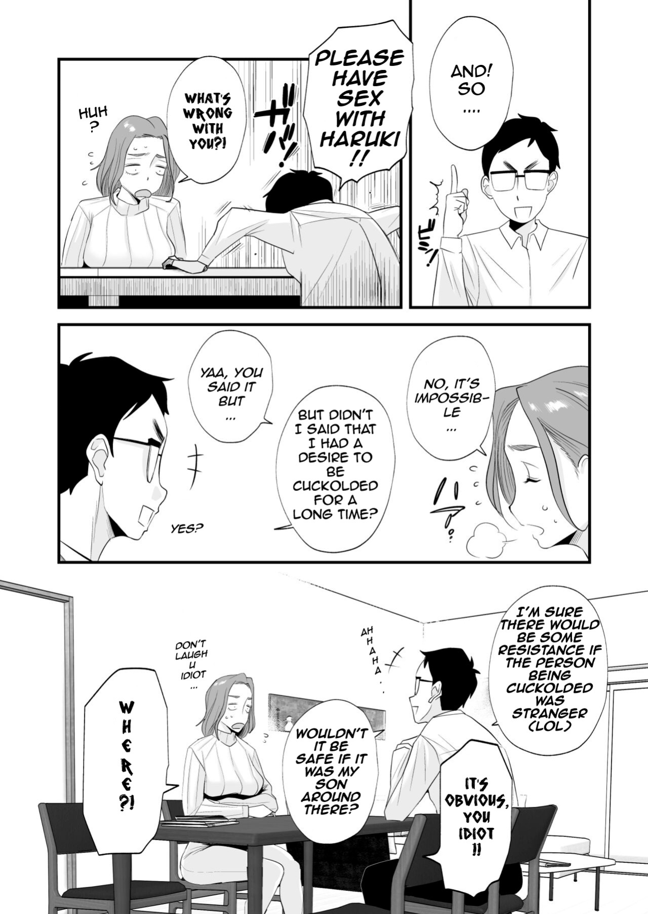 [Haitoku Sensei] Chichioya Kounin! Hasegawa-san Chi no Oyako Kankei [Mob 100 translation]