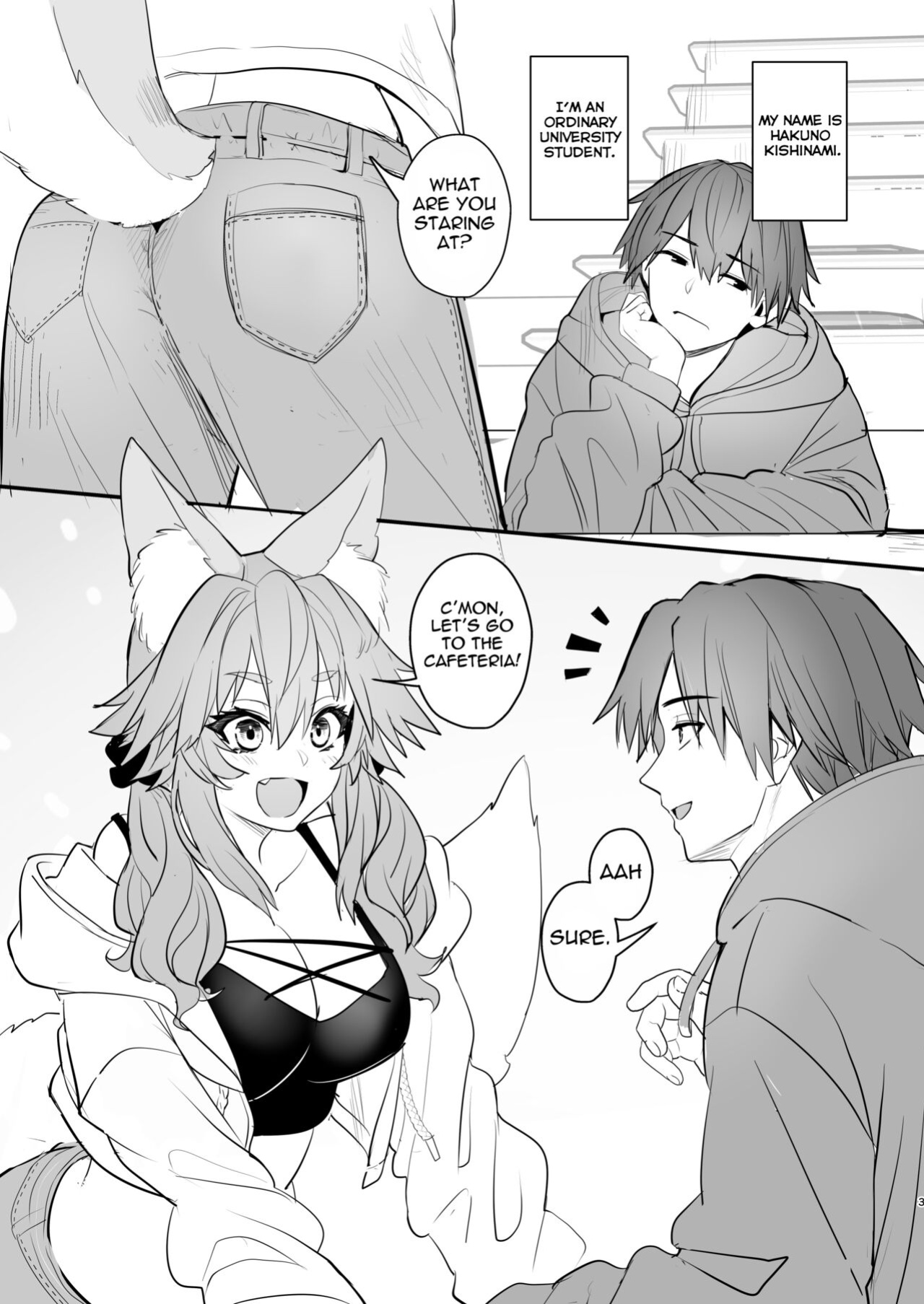 [Yamitsuki Honpo (Wise Speak)] Tamamo daigaku monogatari (Fate/EXTRA CCC) {Mant}