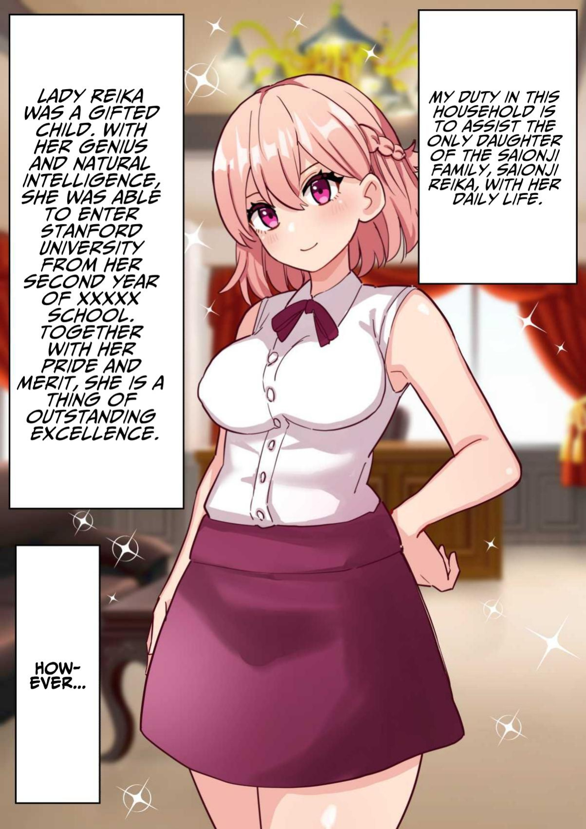 [Hota Home (Hotaru)] 24-Jikan Oho-goe Doubutsu Koubi no Yakata ~Futanari Ojou-sama ga Bakunyuu Maid ni Chinpo Kanri Sareru Hanashi~ | The House of 24 Hour Moaning Inducing Animalistic Mating [T's Translations]