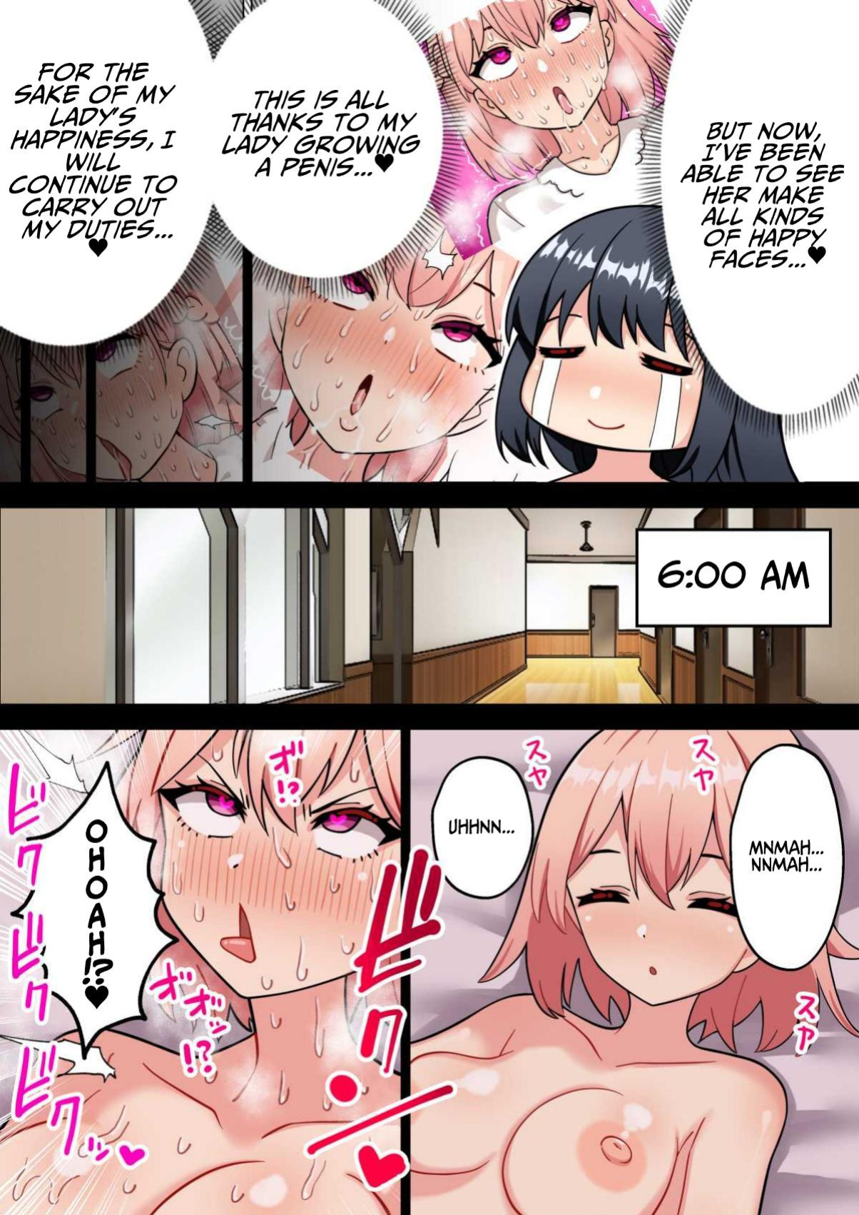 [Hota Home (Hotaru)] 24-Jikan Oho-goe Doubutsu Koubi no Yakata ~Futanari Ojou-sama ga Bakunyuu Maid ni Chinpo Kanri Sareru Hanashi~ | The House of 24 Hour Moaning Inducing Animalistic Mating [T's Translations]