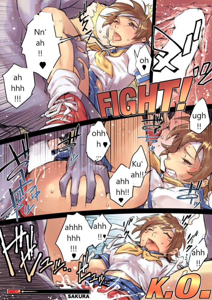 [Jelly Shrimp] Sakura vs Kuromaru (Street Fighter) (MTL BASTARD)
