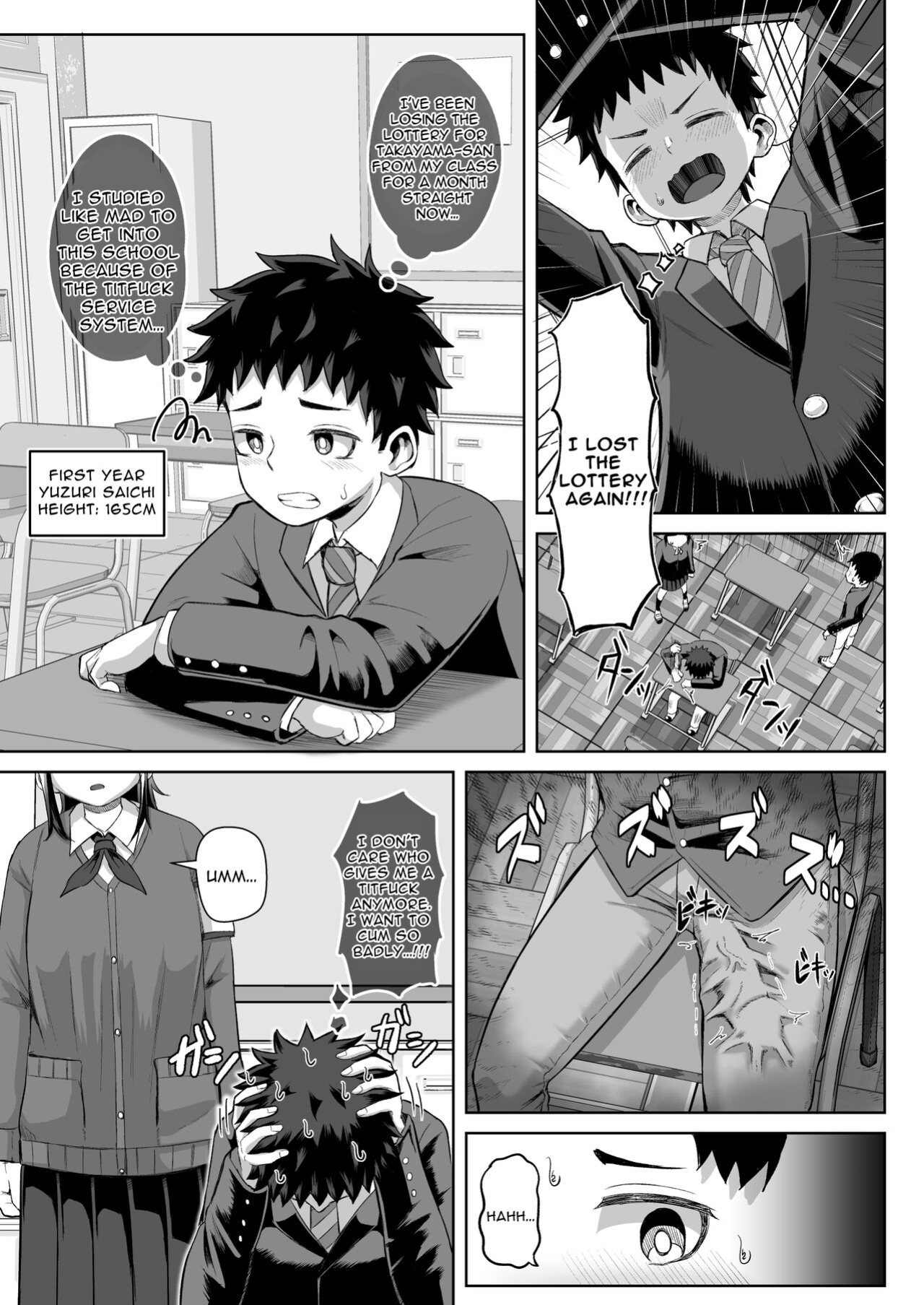 [moriya (tenkomori)] Paizuri iin no 2-ri ga boku o toriau!!? | Two Titty Fuck Committee Members Fight Over Me!!? [Fyuriostranslations]