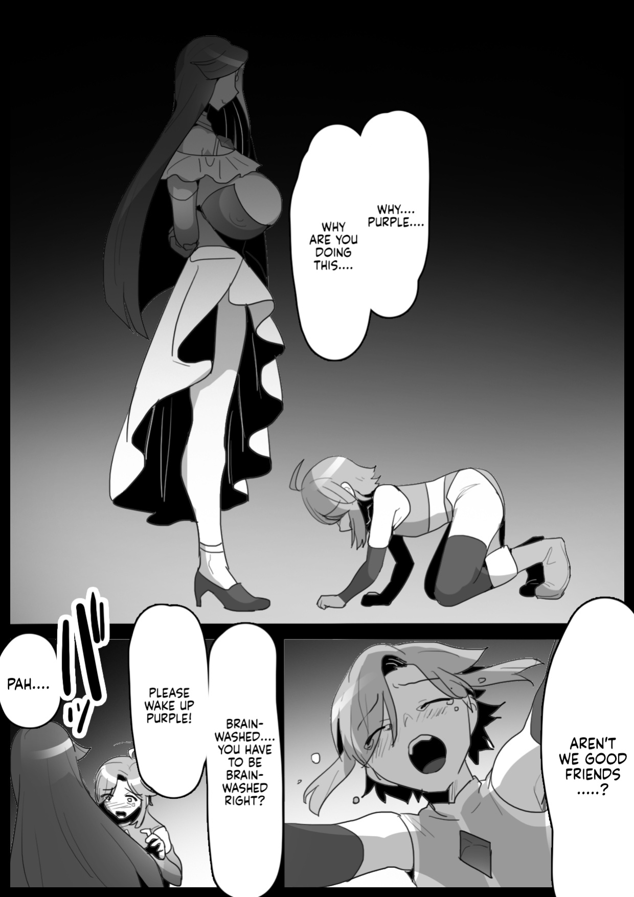 [WakanuMan (Toppogi)] mahō senshi, shinjiteita nakama ni uragirare, kyūshūsareru hanashi