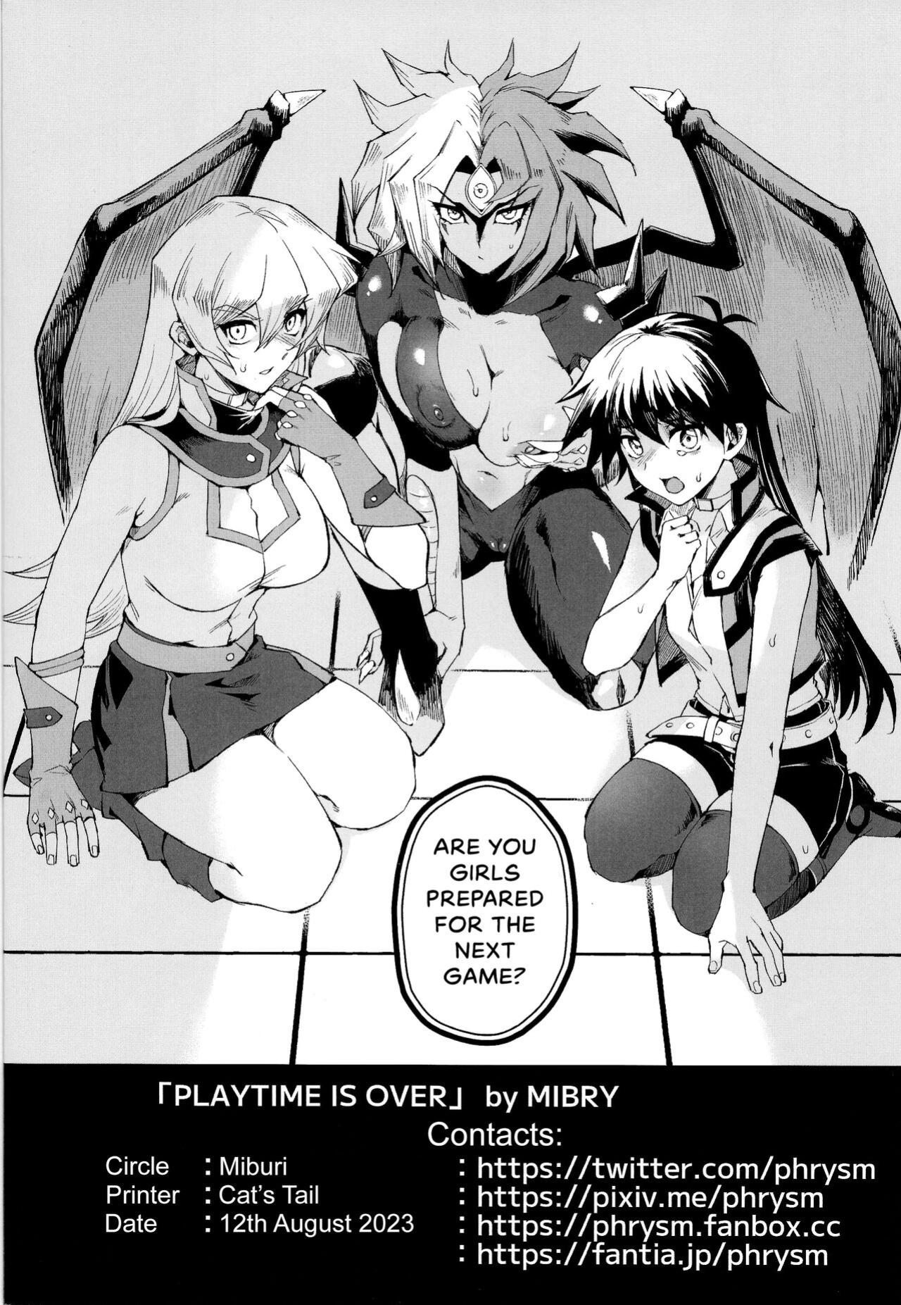 (C102) [Miburi (MIBRY)] PLAY TIME IS OVER (Yu-Gi-Oh!) {Hennojin}
