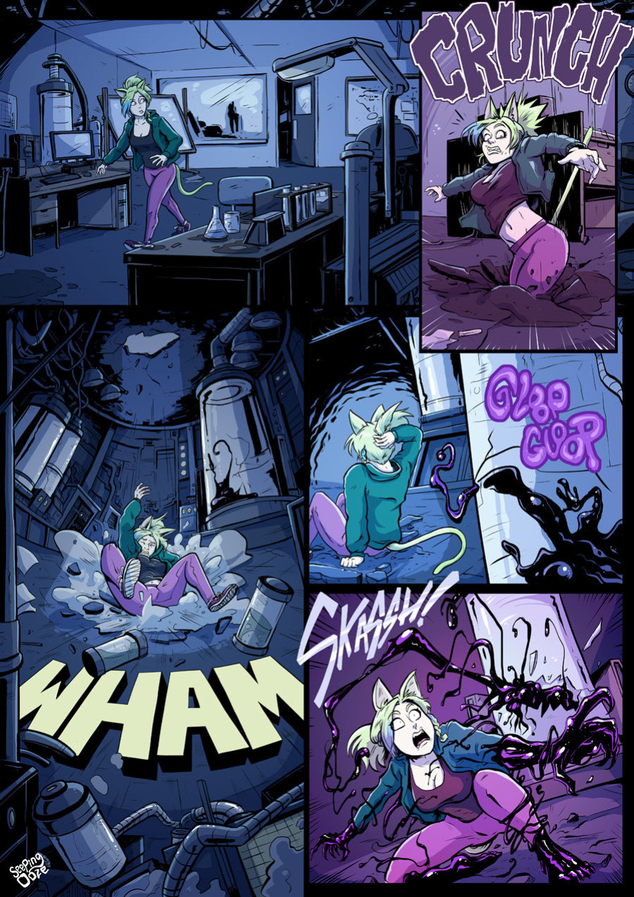 [Seeping Ooze] Symbiote Catgirl