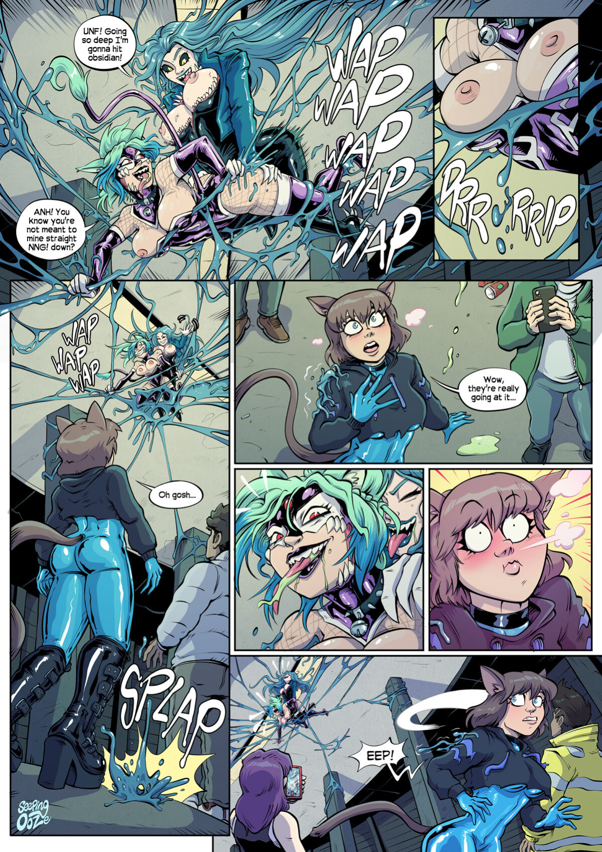 [Seeping Ooze] Symbiote Catgirl