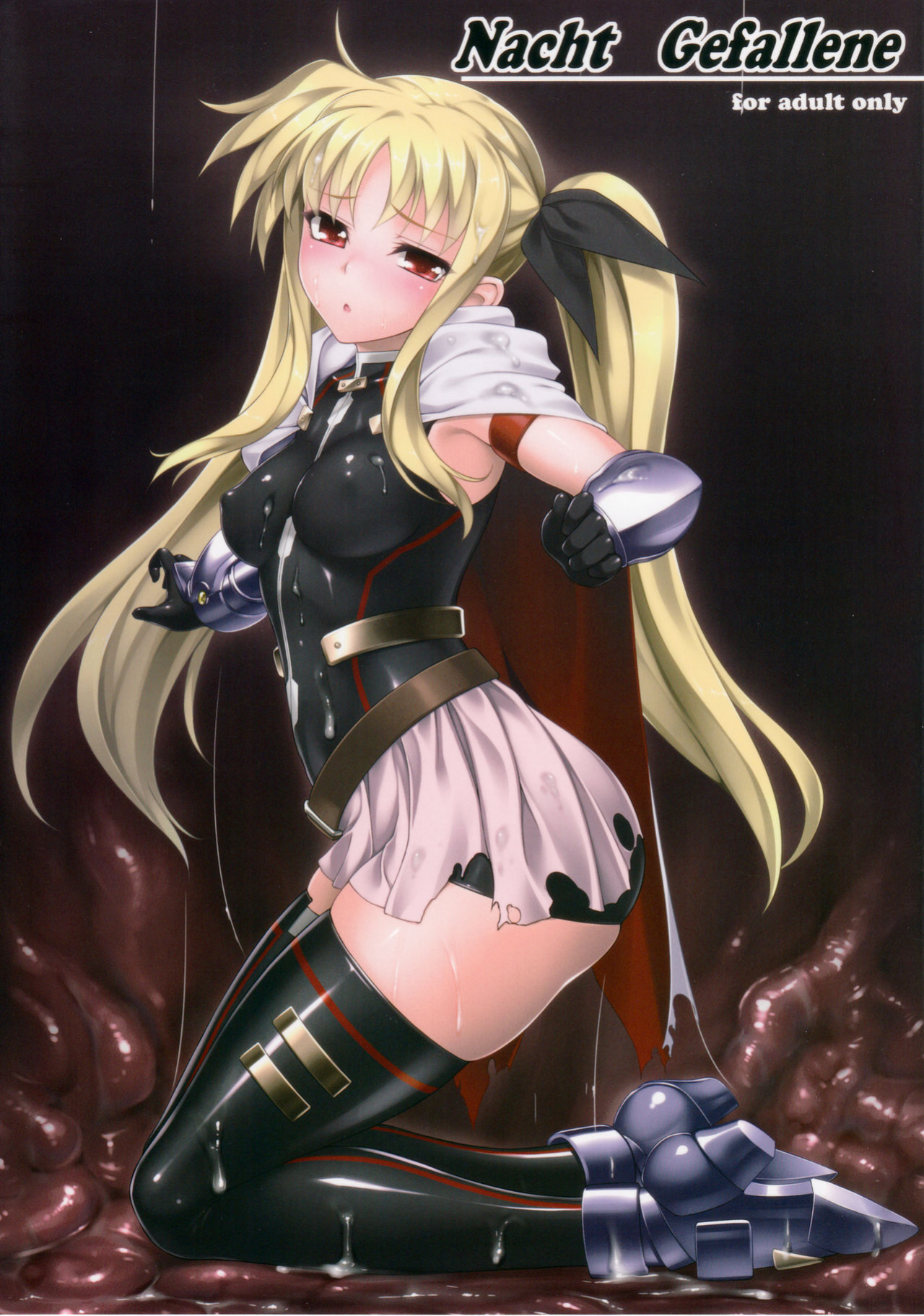 (C85) [Kuroi Miyako (Rindou, Kuroi Hiroki)] Nacht Gefallene (Mahou Shoujo Lyrical Nanoha) {Hennojin}