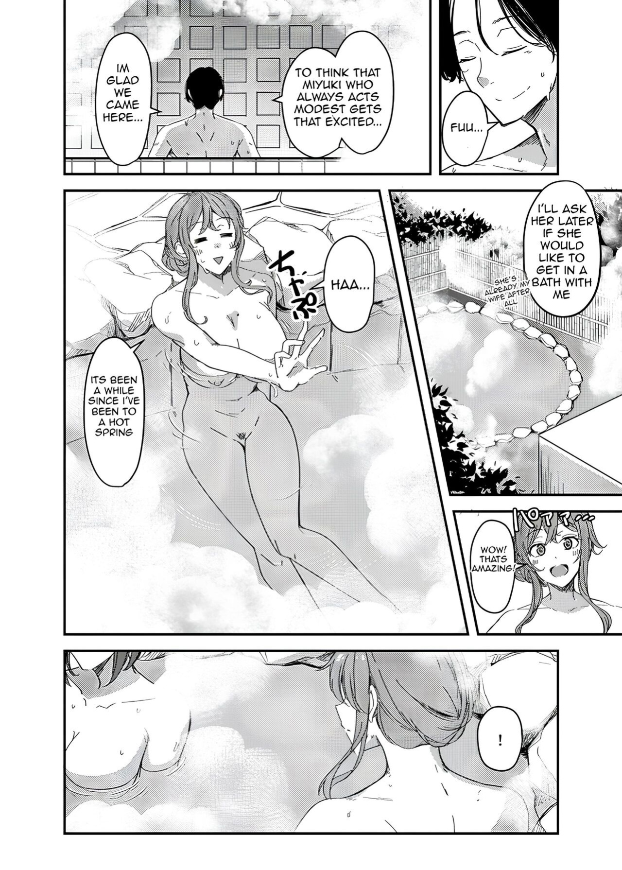[Hyoui Lover (Hyoui Suki no Hito, Yuuma)] Notto (NTR)rare Onsen Ryokou ~Tsukari Tsukareru Shinkon Tsuma~