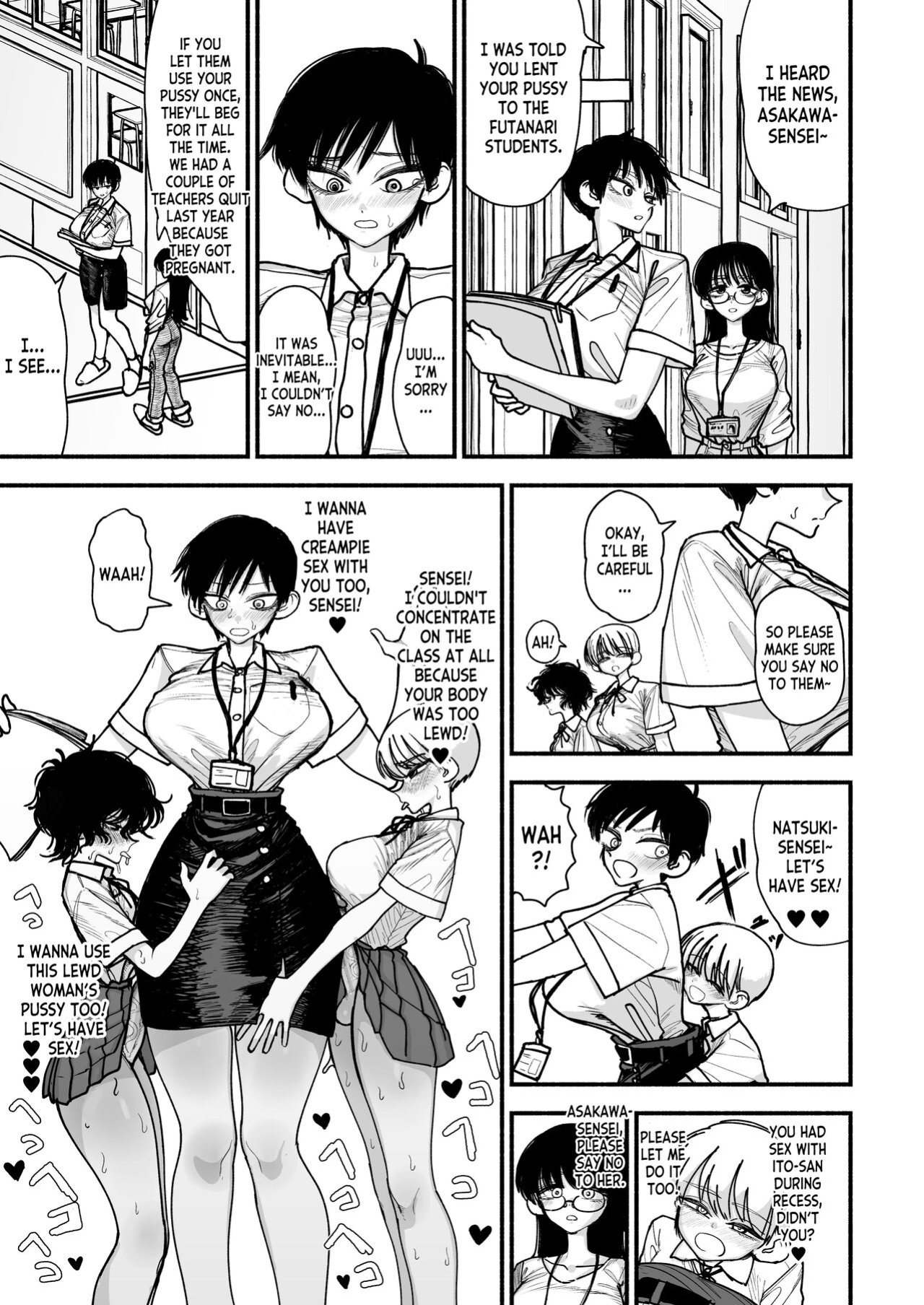 [Nagayama (Agagaga)] Futanari Joshikou no Onaho ~Itsudemo Sex Sasete Kureru Kiyowa de Yasashii Koushinchou Kyonyuu Sensei~ [desudesu]