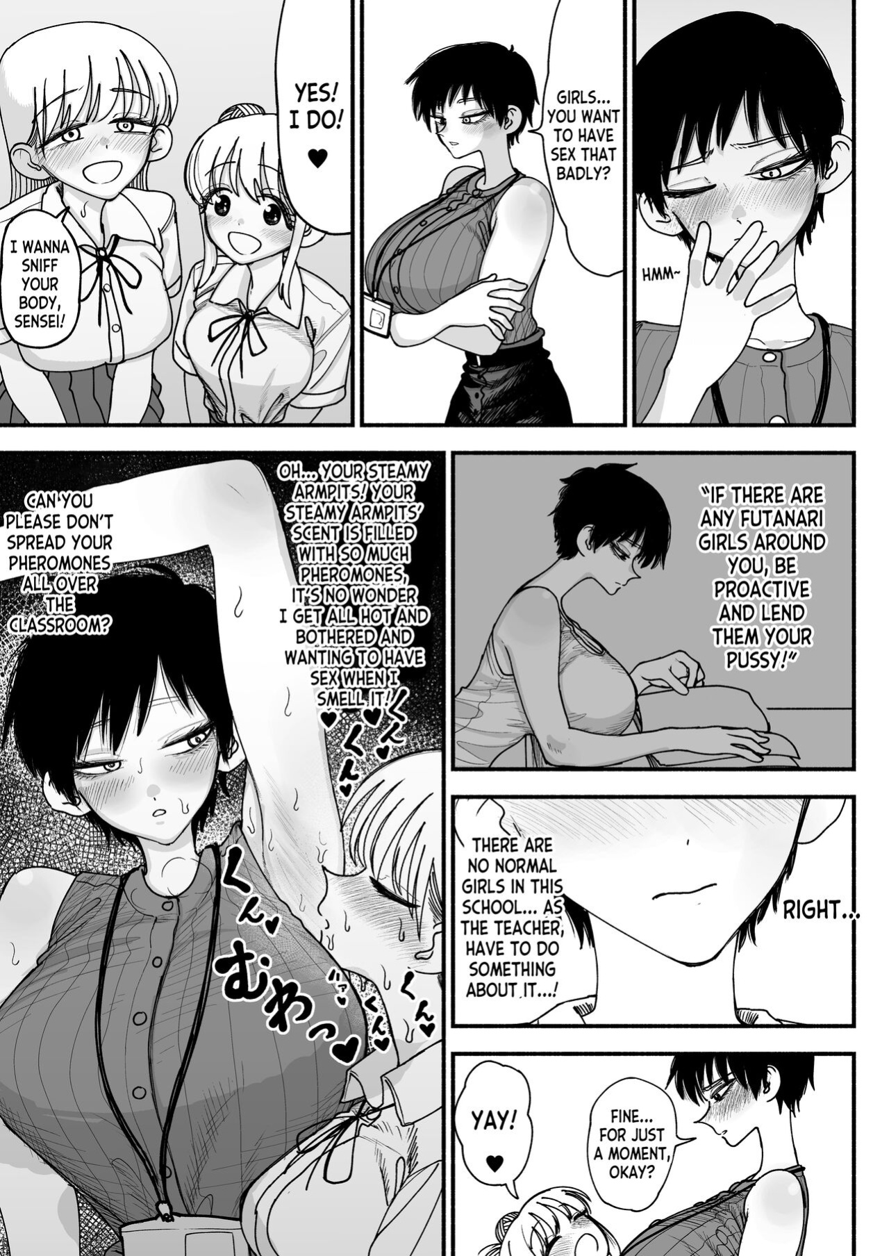 [Nagayama (Agagaga)] Futanari Joshikou no Onaho ~Itsudemo Sex Sasete Kureru Kiyowa de Yasashii Koushinchou Kyonyuu Sensei~ [desudesu]