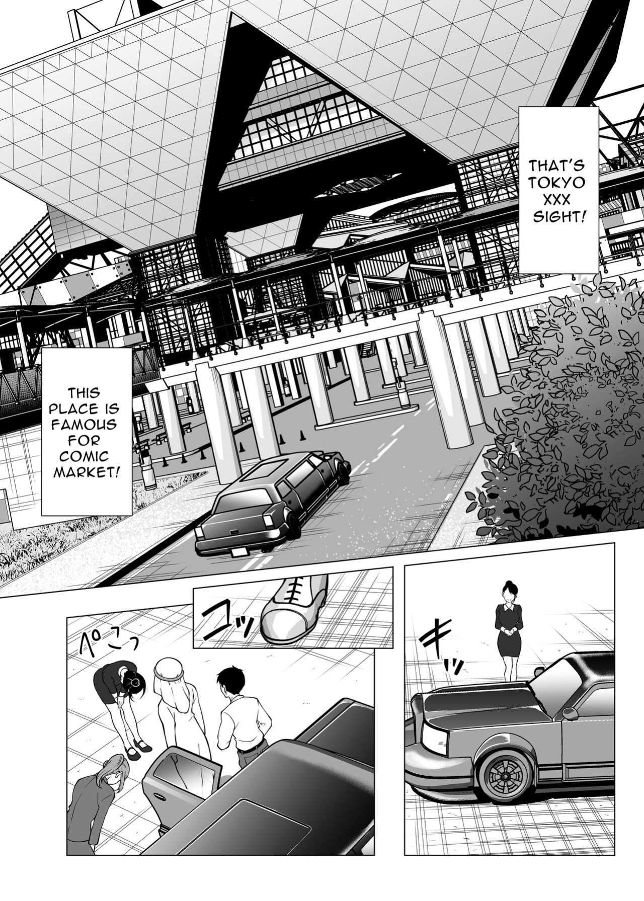 [Shiroganean (Aomizuan, Nemui Nezu, Mitsuhime Moka)] Dorei Shijou no Jitsujou ~Tokyo Big Sight ni Jitsuzai suru Gendai Nihon no Dosukebe na Yami~ | Sex Slave Market Circumstances ~The dark perversion of modern Japan~