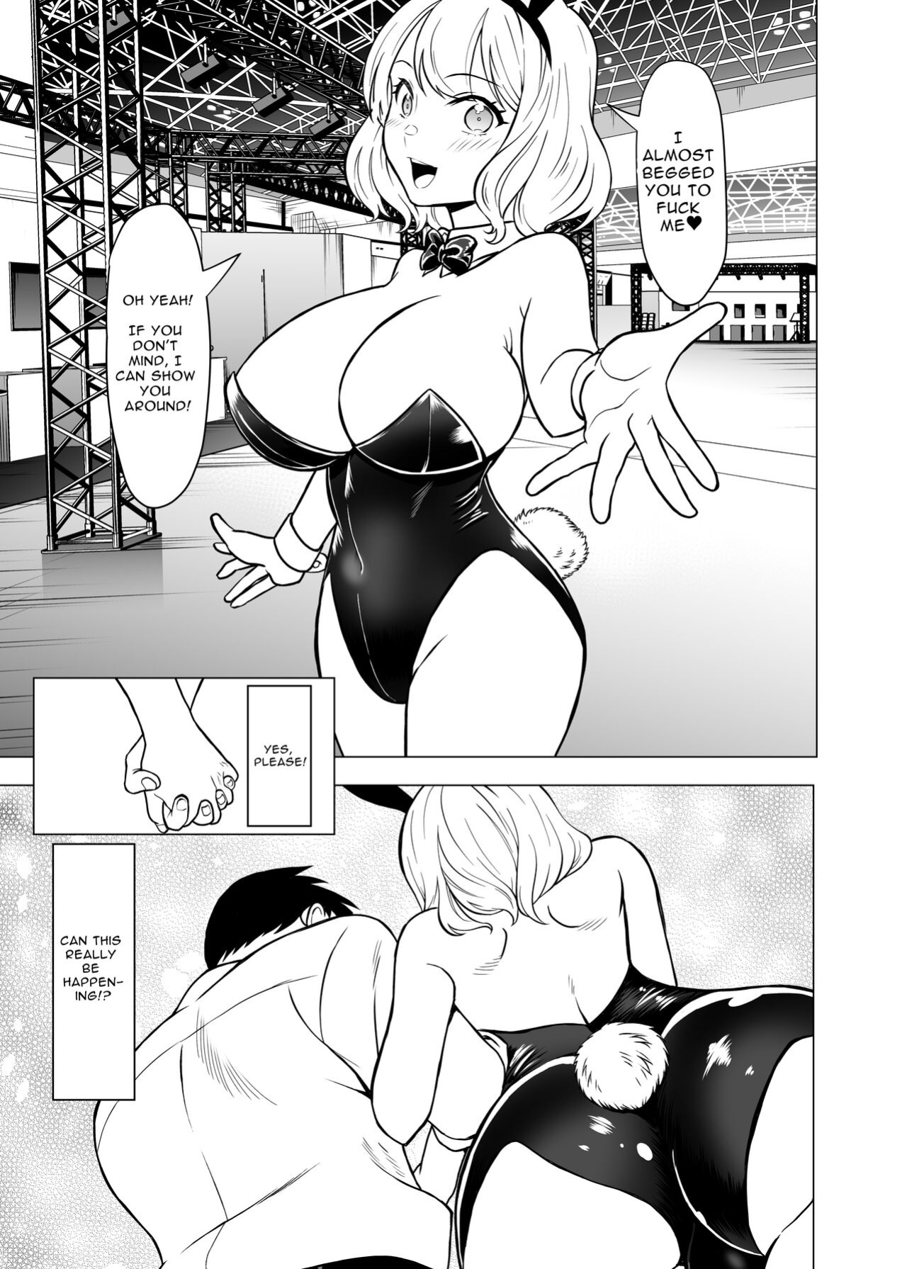 [Shiroganean (Aomizuan, Nemui Nezu, Mitsuhime Moka)] Dorei Shijou no Jitsujou ~Tokyo Big Sight ni Jitsuzai suru Gendai Nihon no Dosukebe na Yami~ | Sex Slave Market Circumstances ~The dark perversion of modern Japan~