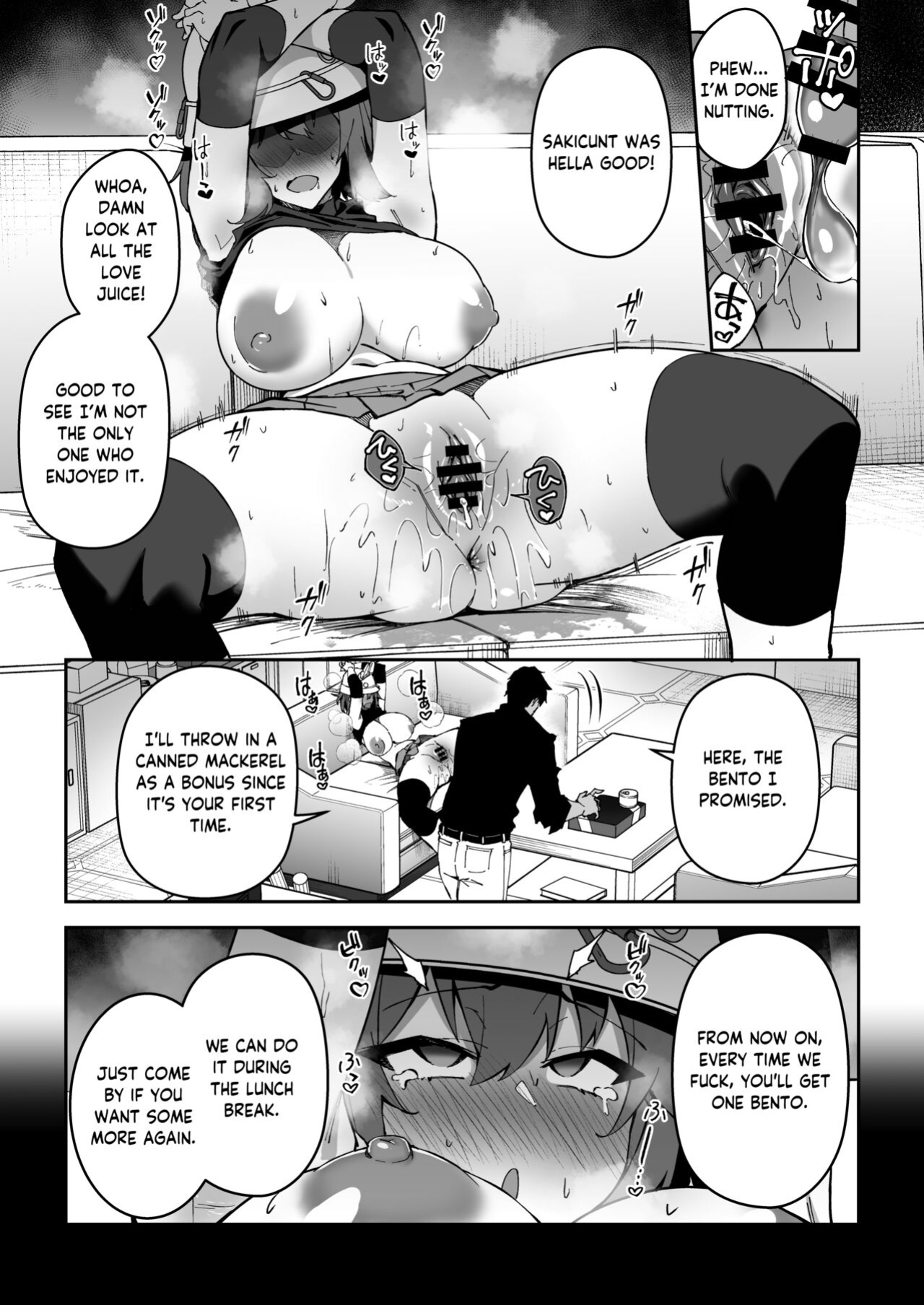 [Syunichi Kansuu (Syunichi)] Yokujou Usagi no Shokushou Choutatsu Sakusen | Lusty rabbit's mission to secure food supply (Blue Archive) [Tea Party Scans]