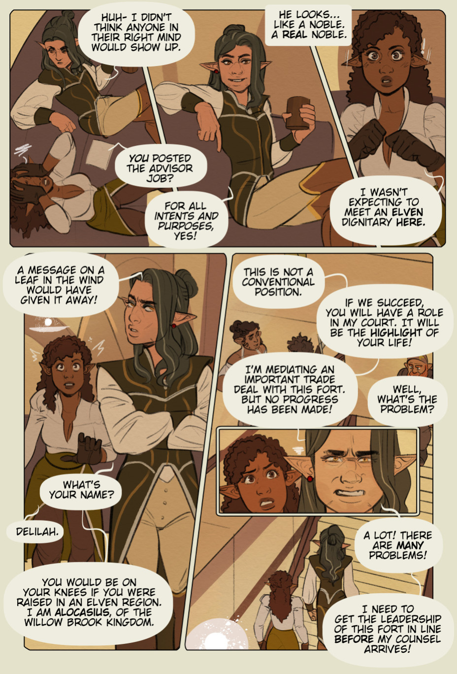 Tempering the Queen - a NSFW comic by Alimony (prologue)