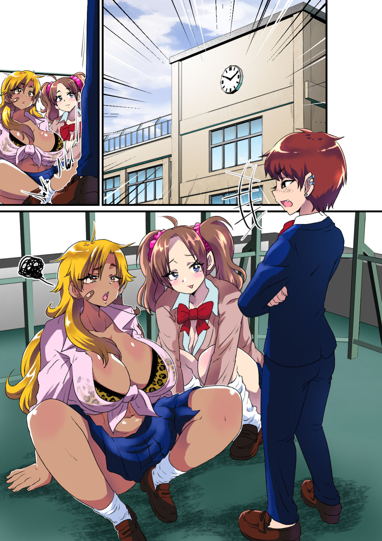 [Nikuyakitei (Nikuyaki)] Ore ga Mesu Ochi Shite Kyokon Futanari Gyaru-tachi no Seishori-you Chinpo Ana ni Choukyou Sarete Shimatta Ken. | I Ended Up Being Transformed Into The Sissy Slave Of The Big-Cocked Futanari Girls.