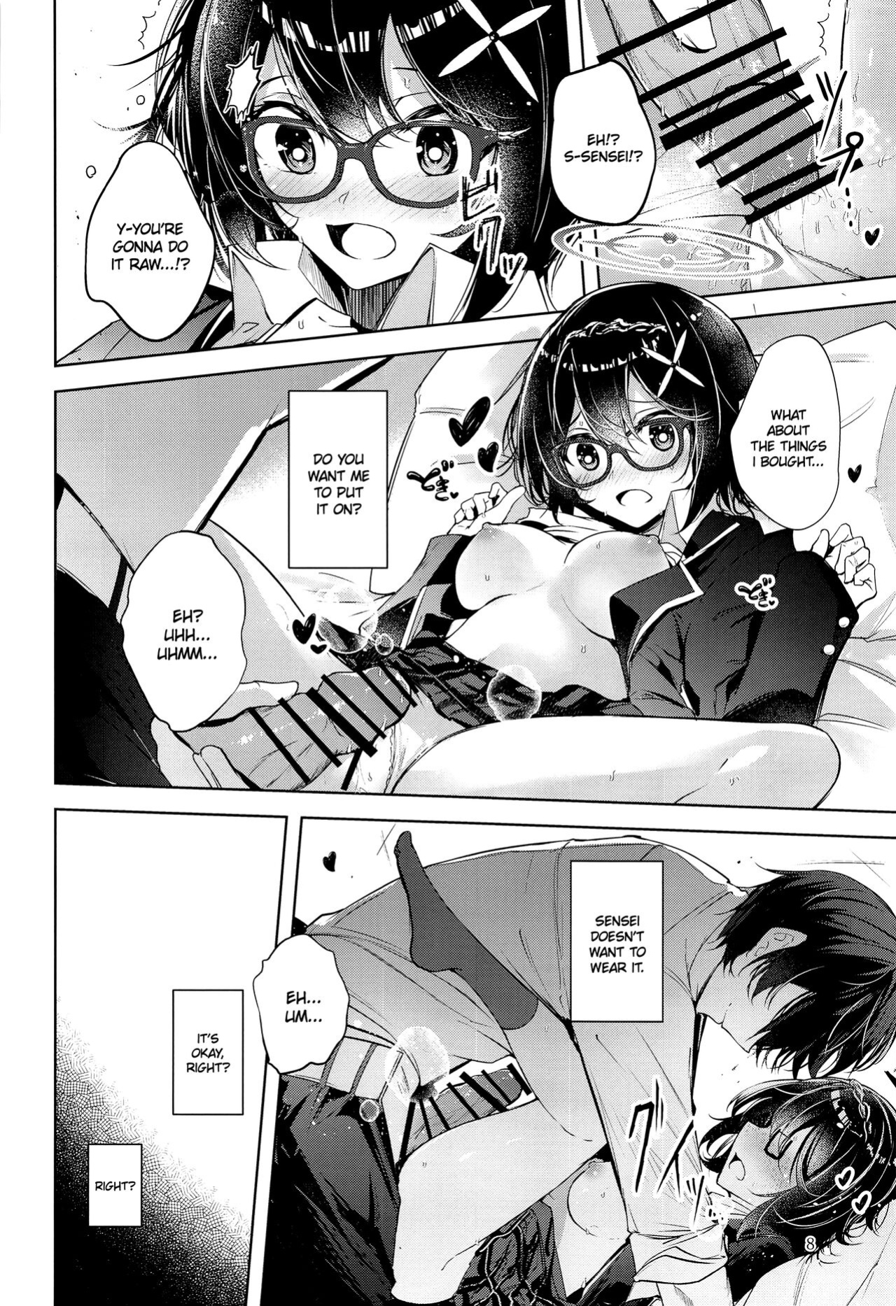 (Sensei no Archive 10) [Midorineko (Midori)] Warui Ko (Blue Archive) [DAJI's TLs]