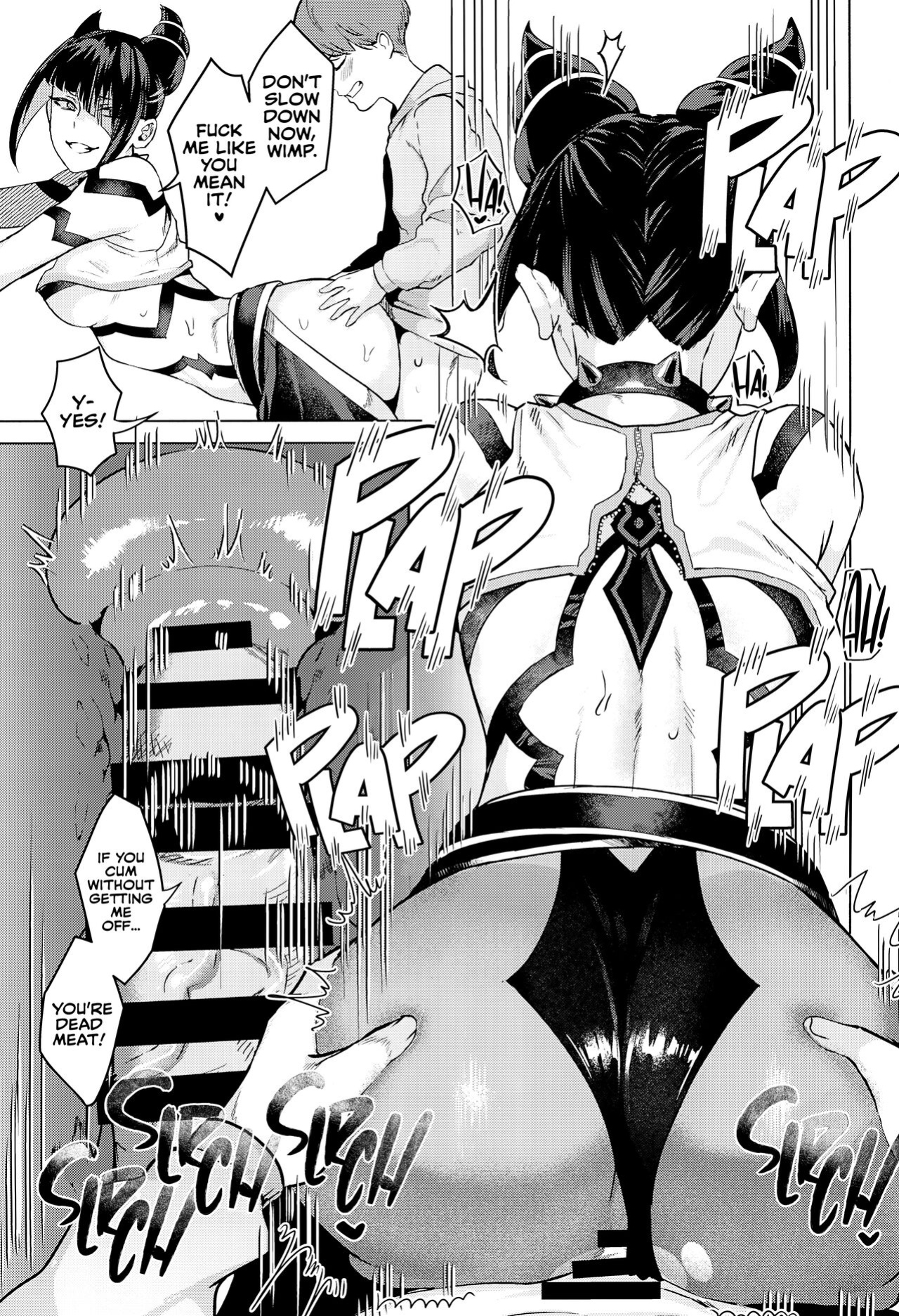 (C102) [Gagaga Honpo (Gar)] Juri Shishou ni Tokkun Shite Morau Hon | Special Training With Master Juri (Street Fighter) [RyuugaTL & head empty]