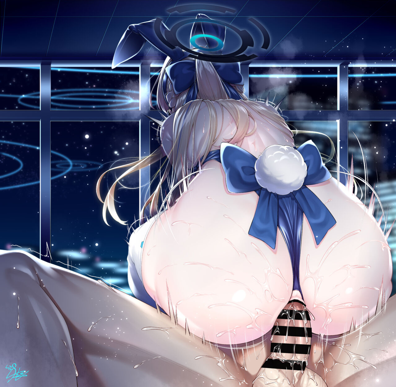 [Watosu] Bunny Toki Anal Manga 3p (Blue Archive) [English Translation by MUZZCHAD1000]