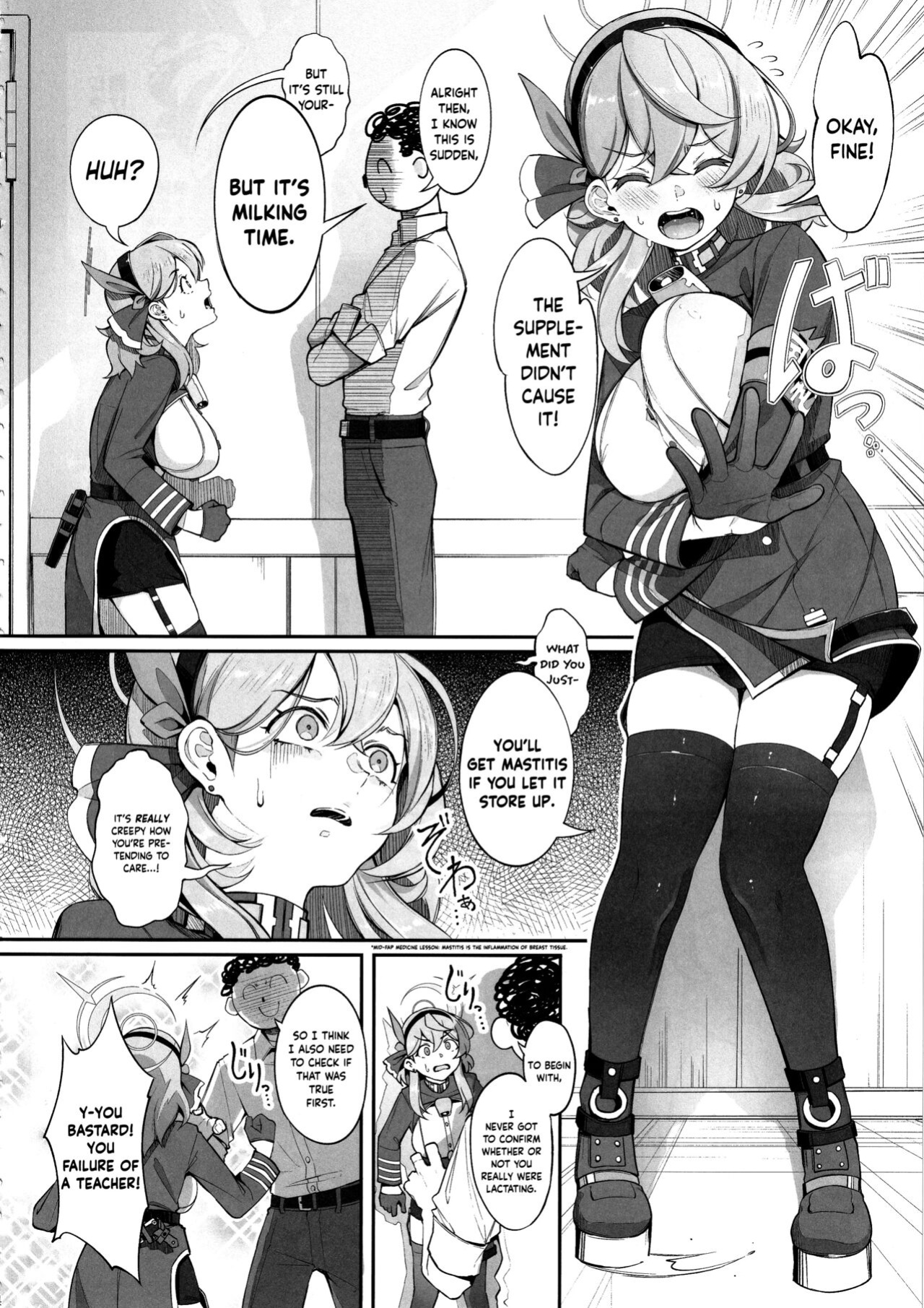 (C103) [Gessyu (Chouzetsu Bishoujo mine)] Gehenna no Meushi | The Cow of Gehenna (Blue Archive) [Douzo Lad Translations]