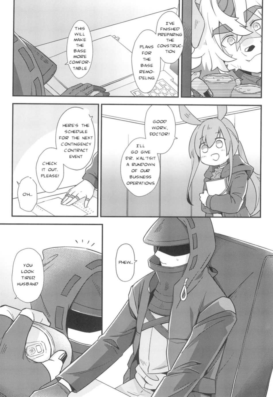 (SCC GYU!! 2021) [gyoran_sushisuki (ikku)] Shoshinsha Kareshi to Oogataken (Arknights)