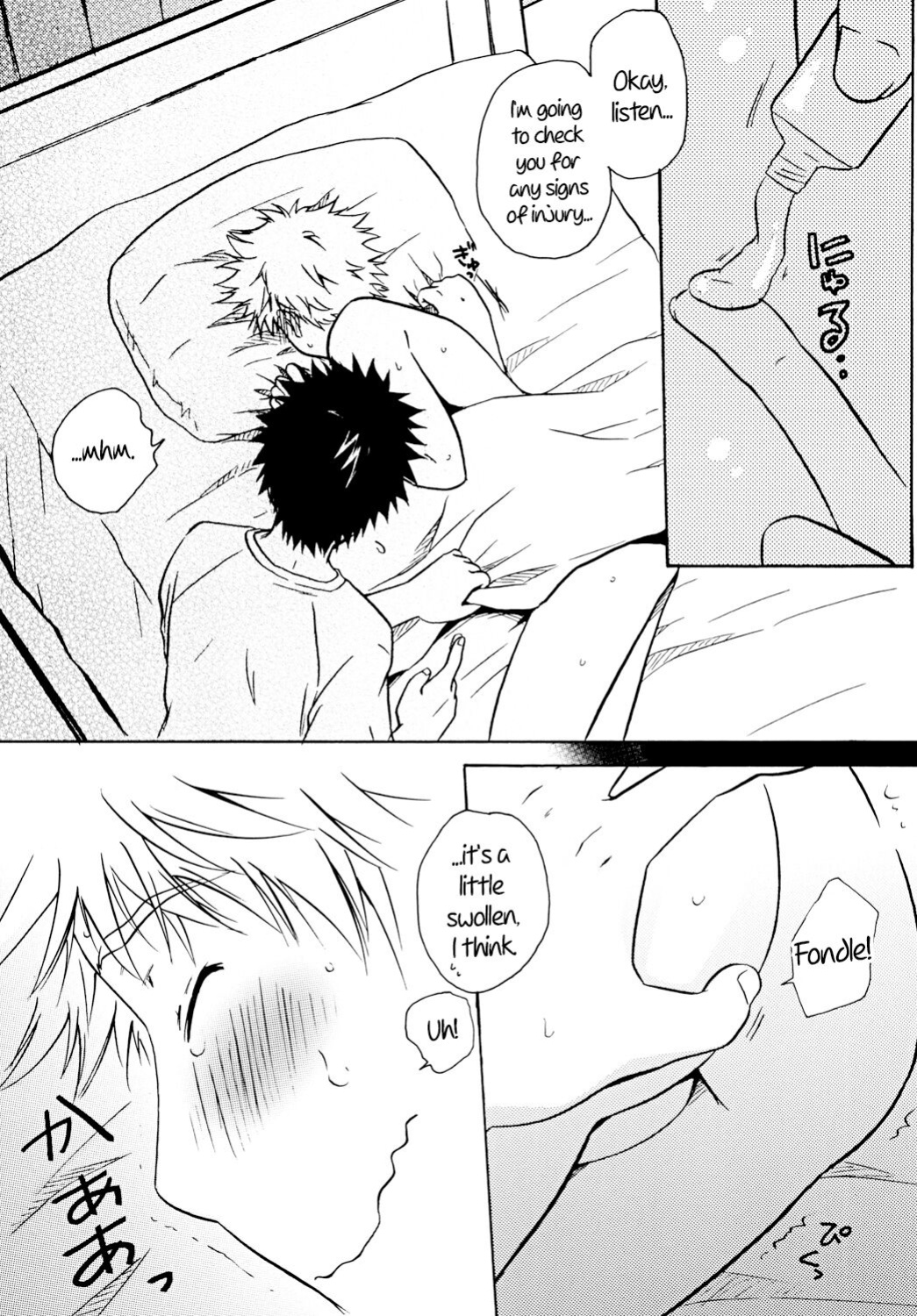 [Viva Mikinosuke (Katazaki Miki)] Dakishimete Suki to Itte | Hold Me and Tell Me You Love Me (Ookiku Furikabutte) [alparslan]