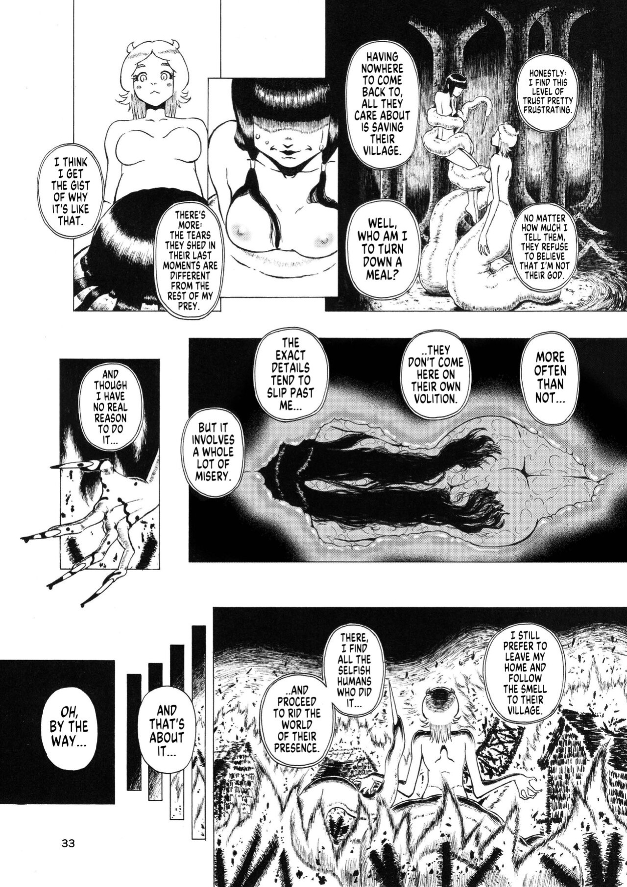 [Kasetsu Shirokuma Kakko Yoi (Yoikuma)] An Interview and... (Vore Lami ~Lamia OC Vore Collaboration Magazine~) [MegaFagget]