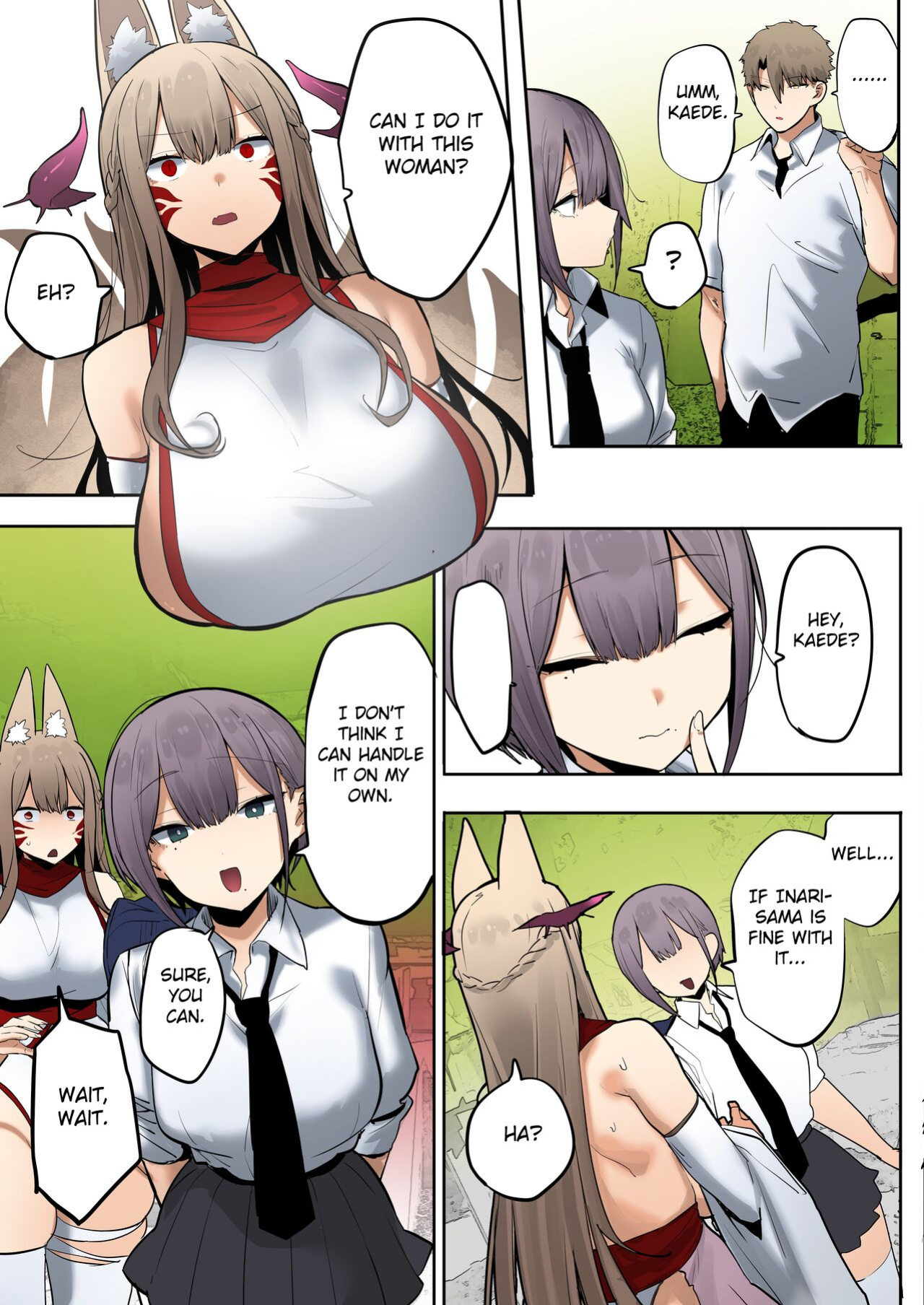 [Ofuton de Suyaa (Mitsudoue)] Inari-sama no Iu Toori [Colorized] [Fated Circle] [SPDSD]