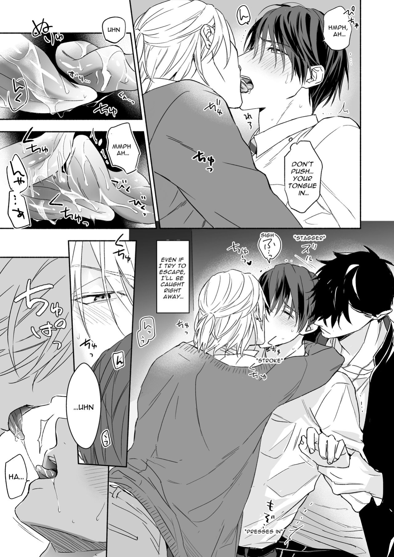 [NS (Nabara Shouko)] Tachi to Neko Docchi ga Ii no? | Top or Bottom? ~Sweaty 3-Way Sex~