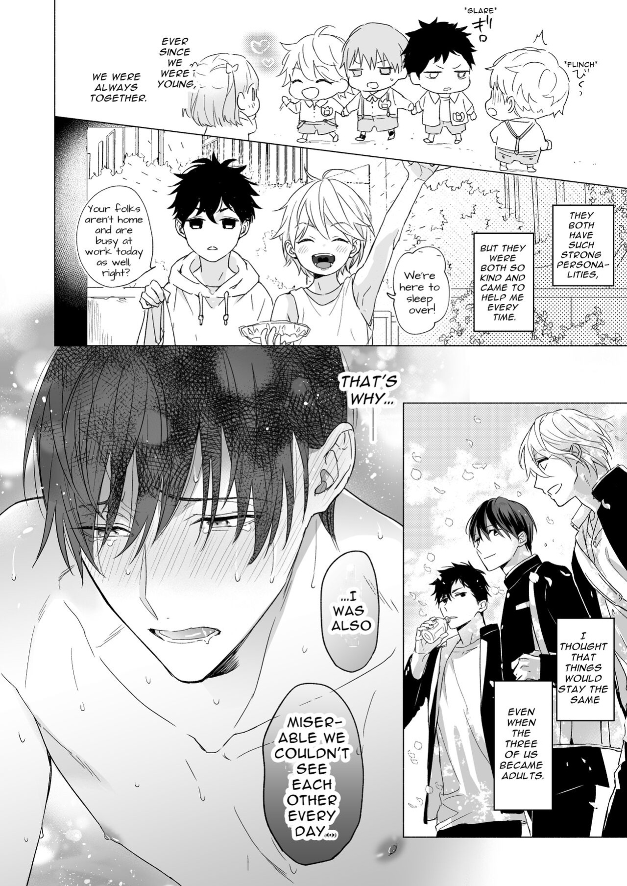 [NS (Nabara Shouko)] Tachi to Neko Docchi ga Ii no? | Top or Bottom? ~Sweaty 3-Way Sex~