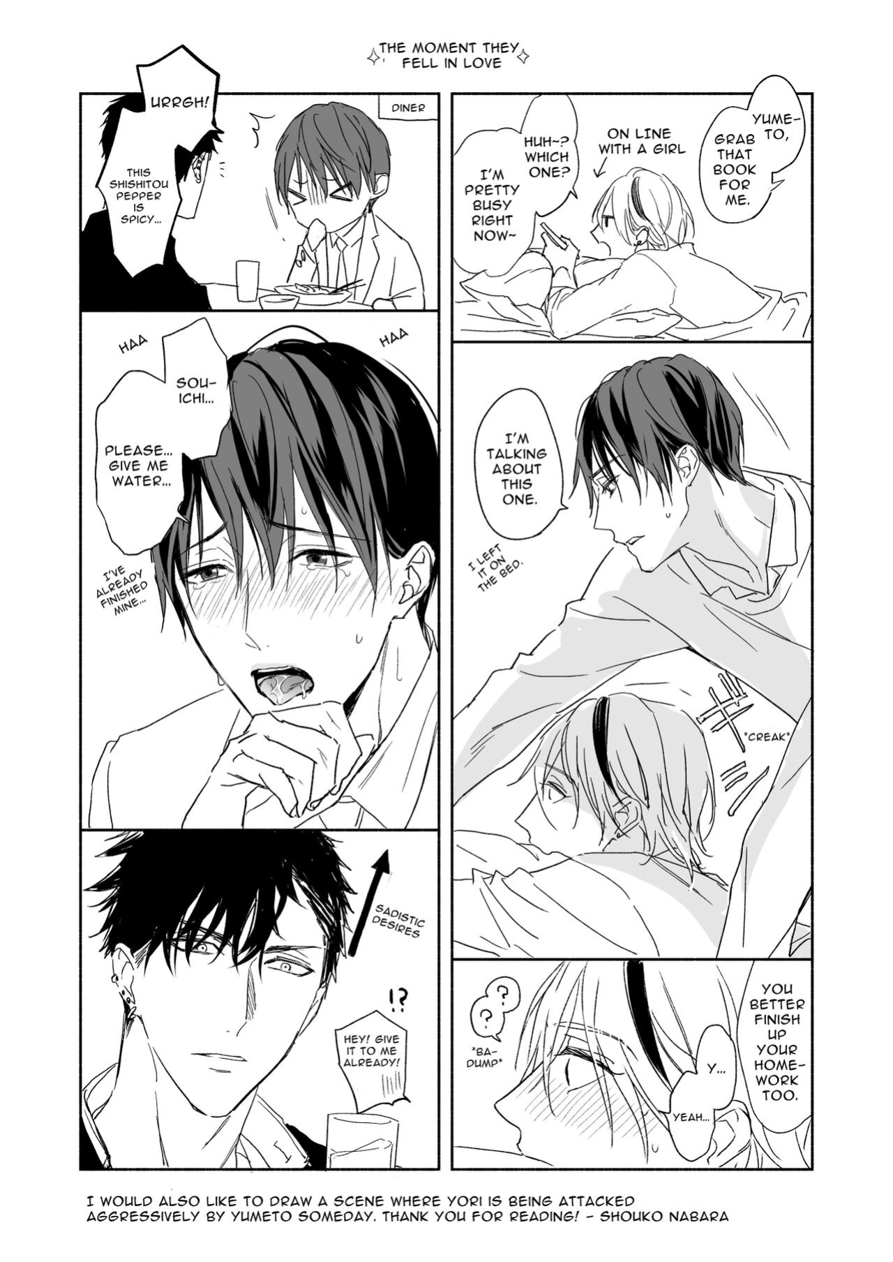 [NS (Nabara Shouko)] Tachi to Neko Docchi ga Ii no? | Top or Bottom? ~Sweaty 3-Way Sex~