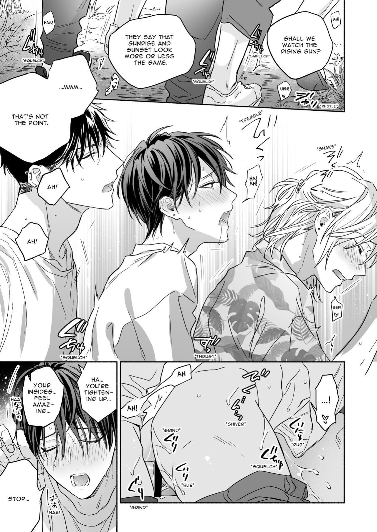 [NS (Nabara Shouko)] Tachi to Neko Docchi ga Ii no? | Top or Bottom? 3 ~Vacation 3-way Sex~
