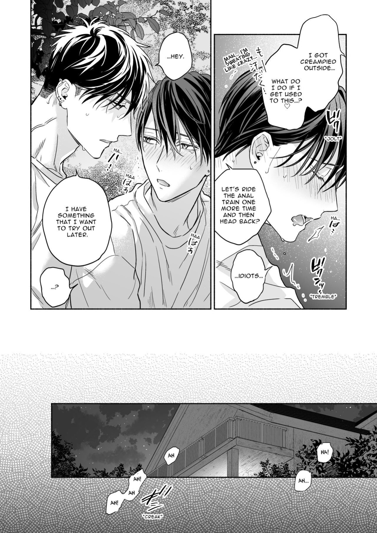 [NS (Nabara Shouko)] Tachi to Neko Docchi ga Ii no? | Top or Bottom? 3 ~Vacation 3-way Sex~