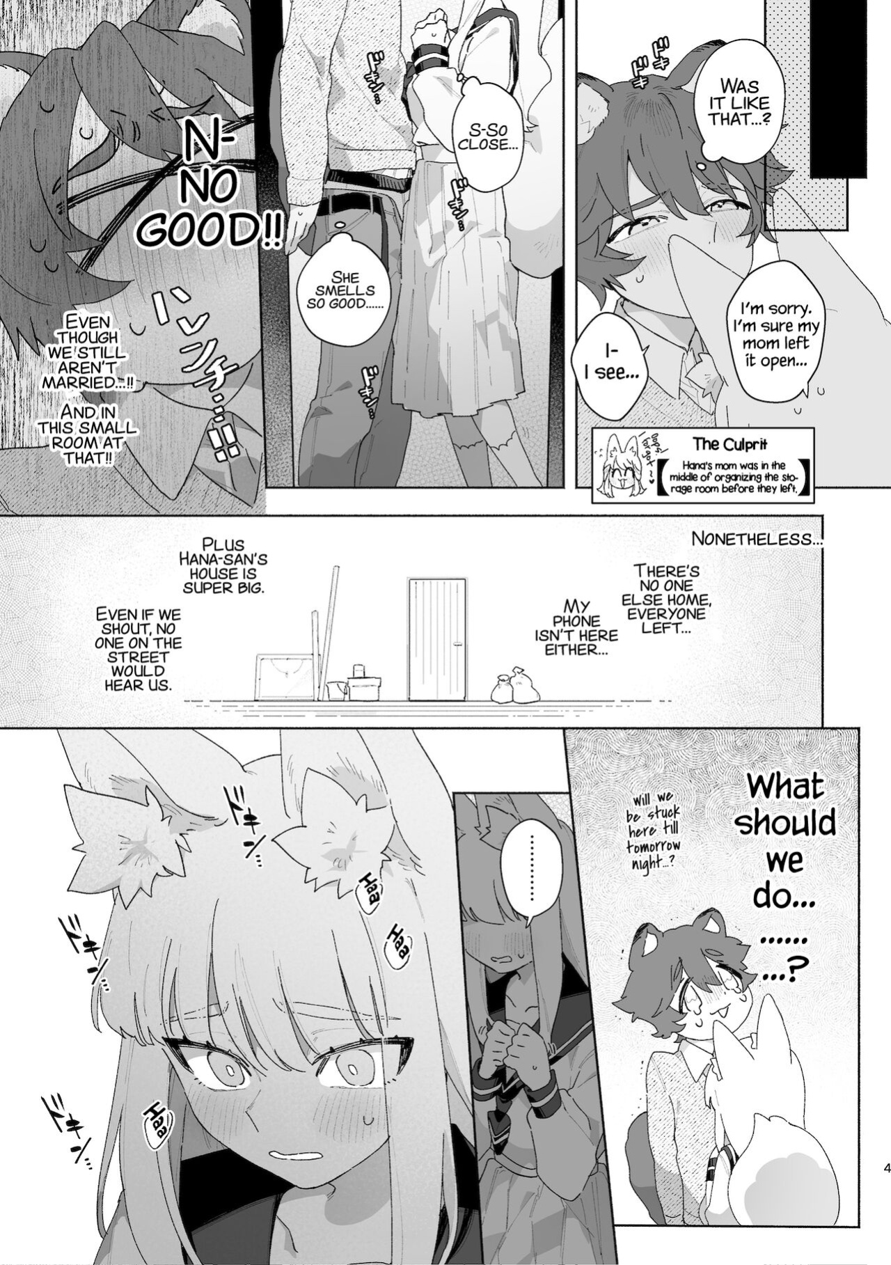 [pink carrot (usachanGET)] Otoko ga Uke - Kitsune-chan X Tanuki-kun | ♂ ga uke. Kitsune-chan × tanuki-kun [Tabunne Scans]