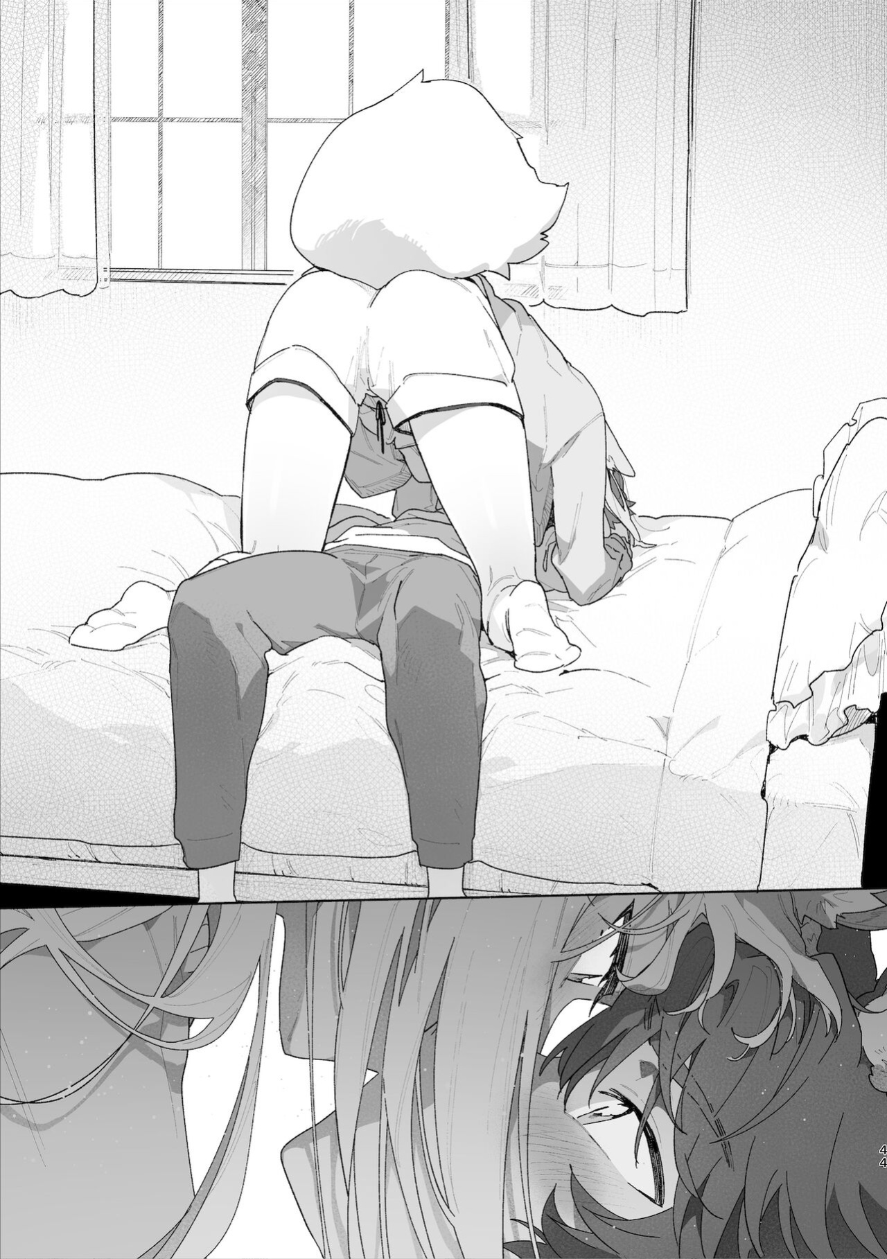 [pink carrot (usachanGET)] Otoko ga Uke - Kitsune-chan X Tanuki-kun | ♂ ga uke. Kitsune-chan × tanuki-kun [Tabunne Scans]