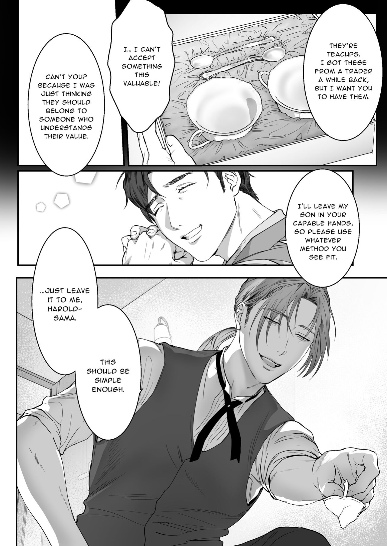 [Nugget bun Nageya-san (Nugget)] Waka Danna-sama, O Shioki no Jikan Desu. | Young Master, It's Time For Punishment