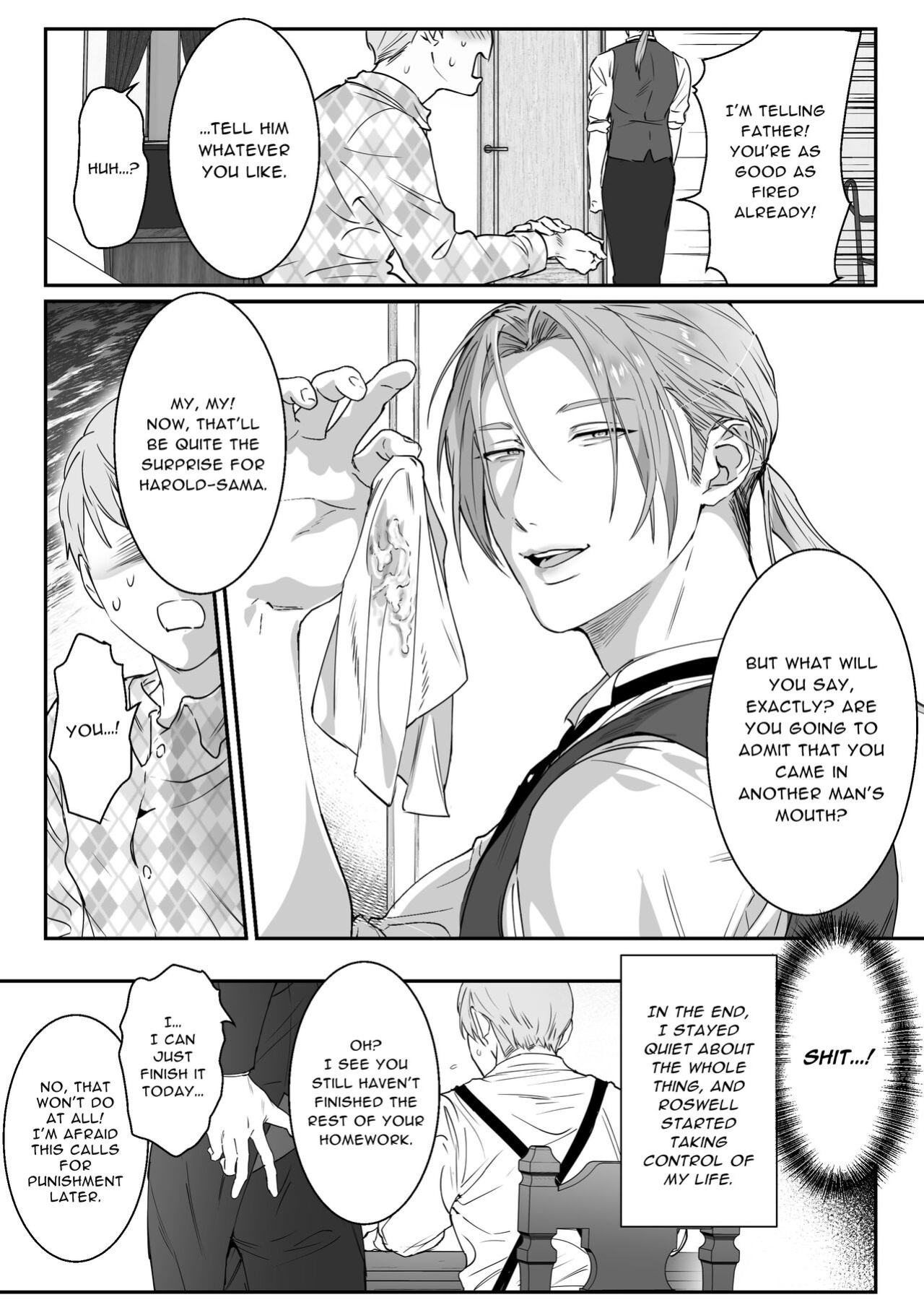 [Nugget bun Nageya-san (Nugget)] Waka Danna-sama, O Shioki no Jikan Desu. | Young Master, It's Time For Punishment