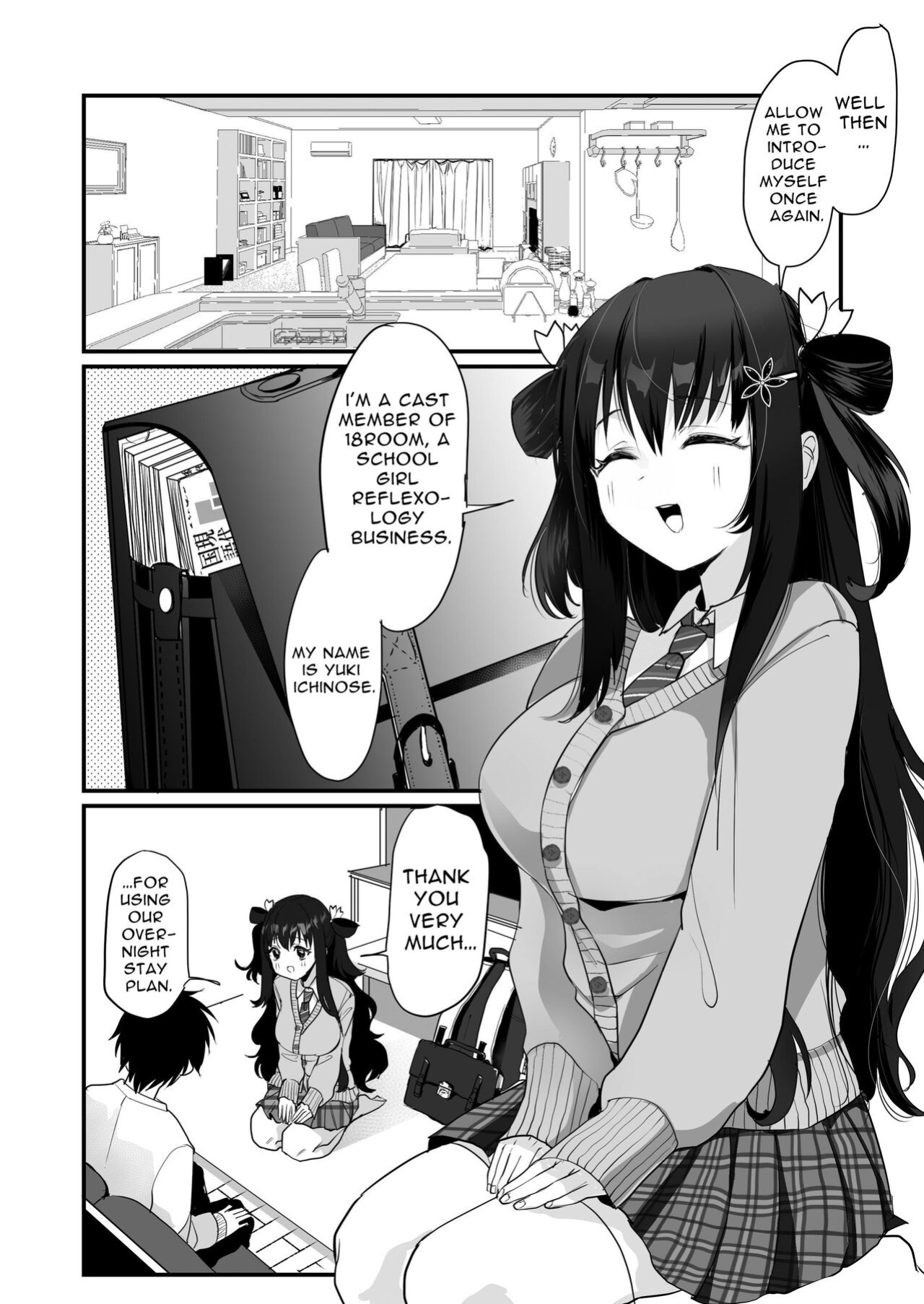 [Whisp (Wada-chin)] Isshūkan, gen'eki JK to o ma n ko mansai no dōsei [tsuyoshi]