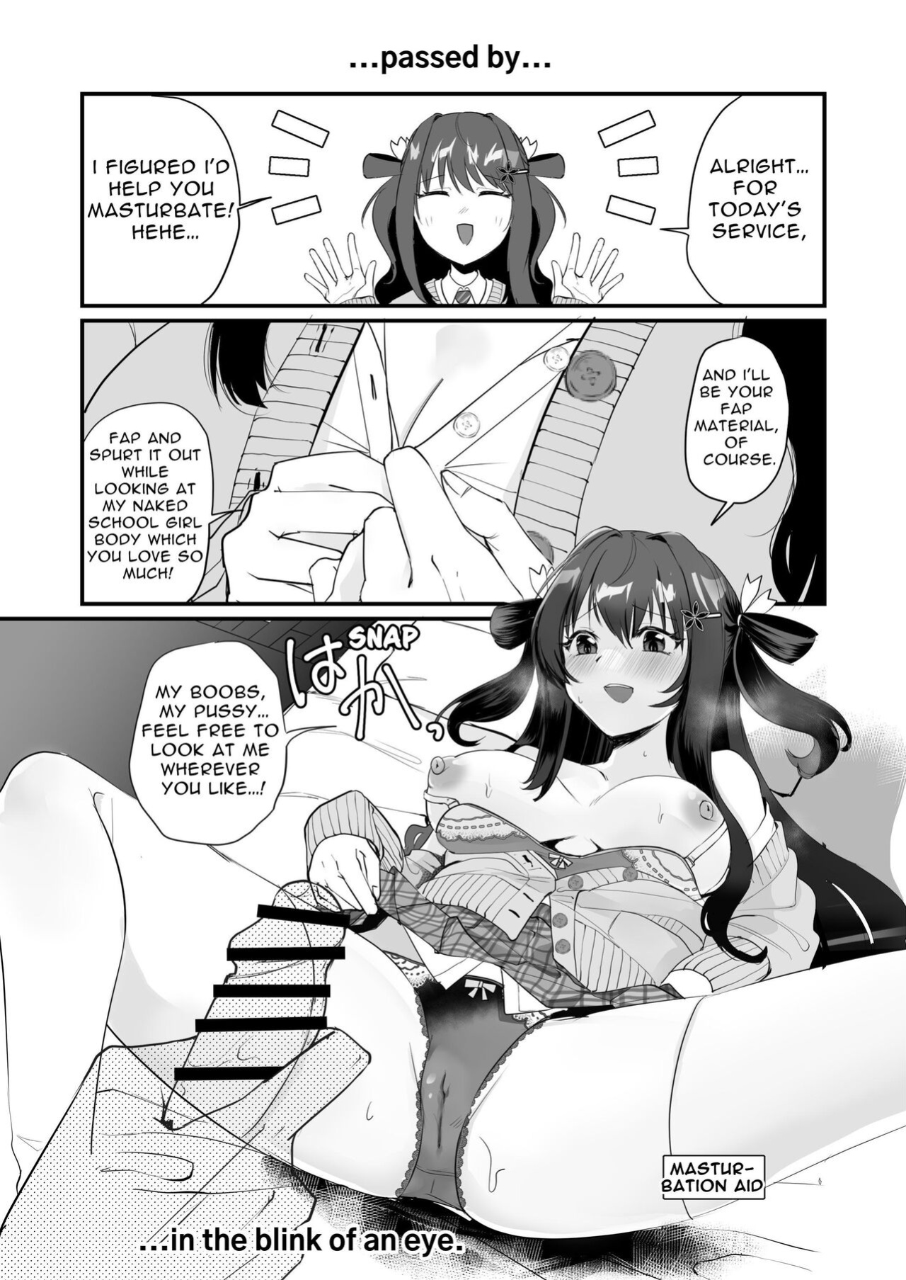 [Whisp (Wada-chin)] Isshūkan, gen'eki JK to o ma n ko mansai no dōsei [tsuyoshi]