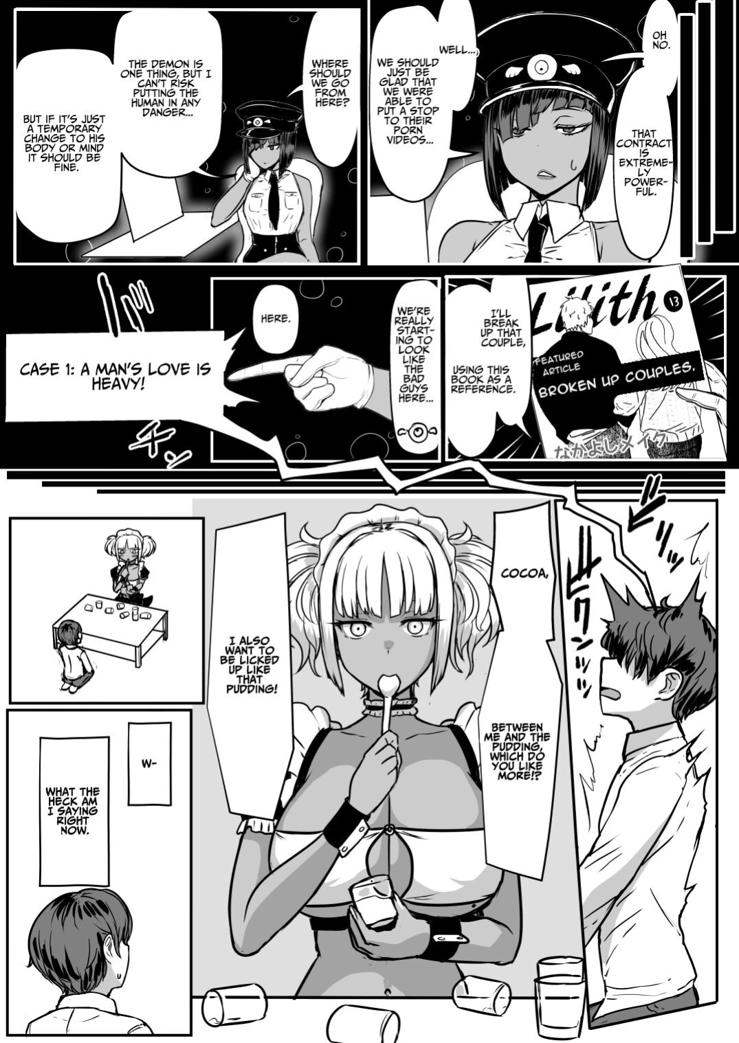 [NOSEBLEED (Miyamoto Issa)] Kuro Gal Maid Inma, Goshu o Kuu. 2 | Kuro-Gyaru Succubus Maid Devours Her Master. 2 [Benri]