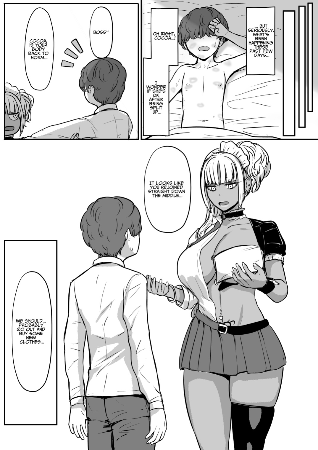 [NOSEBLEED (Miyamoto Issa)] Kuro Gal Maid Inma, Goshu o Kuu. 2 | Kuro-Gyaru Succubus Maid Devours Her Master. 2 [Benri]