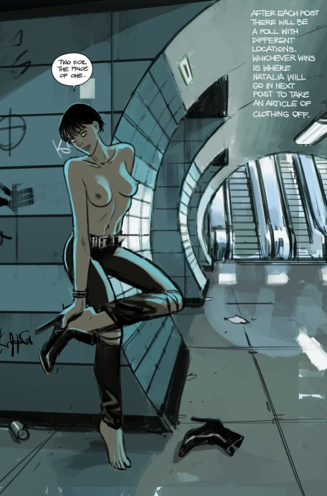 [Au] Natalia's Strip Game (original and textless)