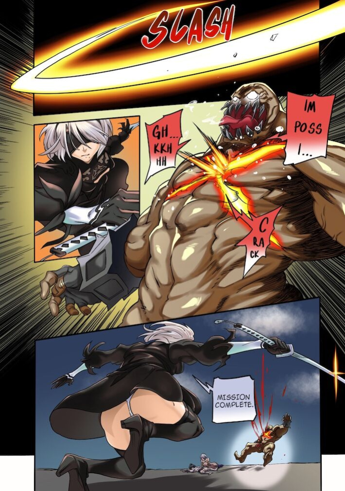 (C96) [UNDER CONTROL (zunta)] I2P2 (SoulCalibur, NieR:Automata) {darknight} - (Colored by NoBoDy11)