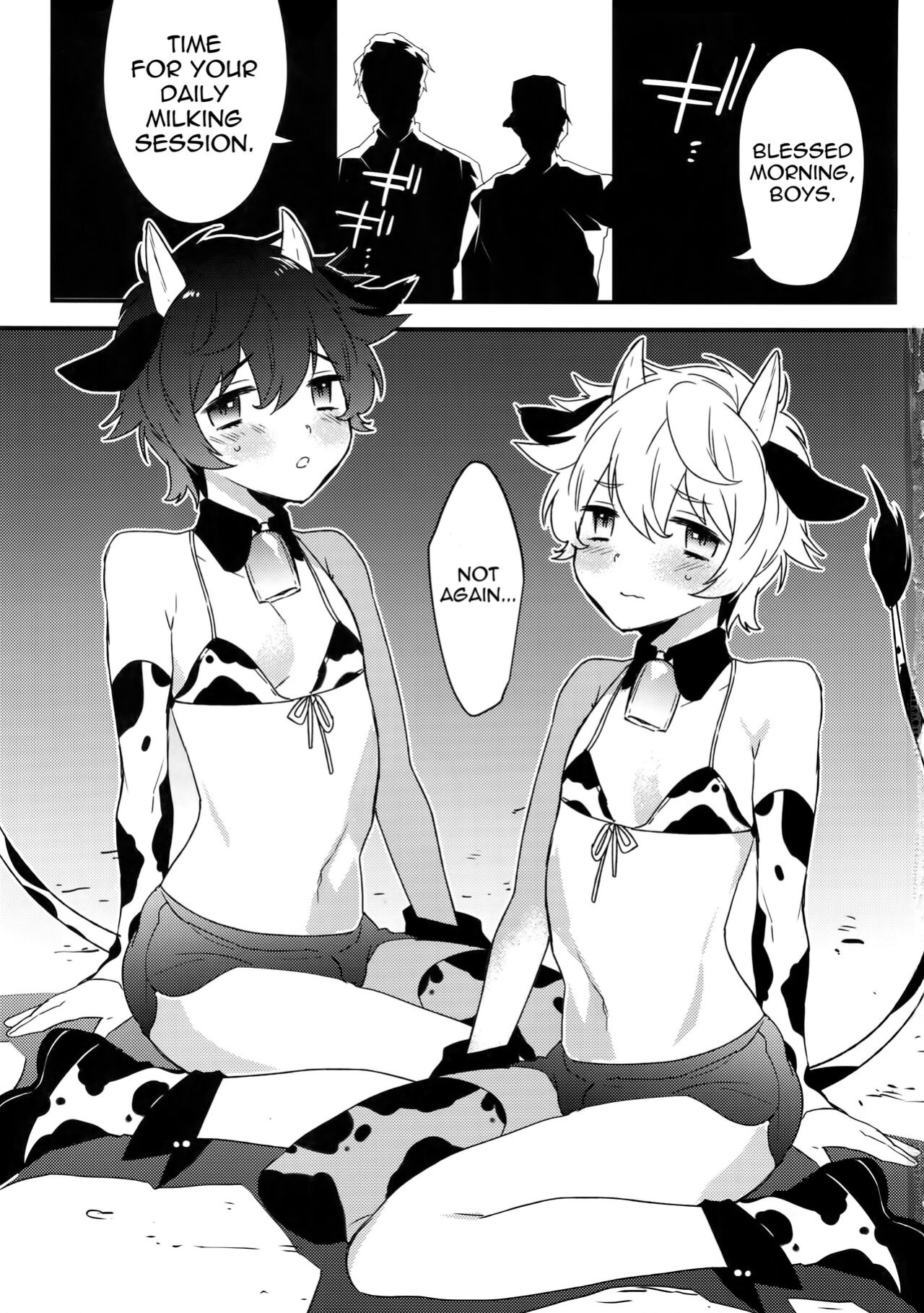 (COMITIA124) [Ash wing (Makuro)] Futago Koushi no Meru to Ruru | Milking twin calves: Meru & Ruru [Pub Faggots]