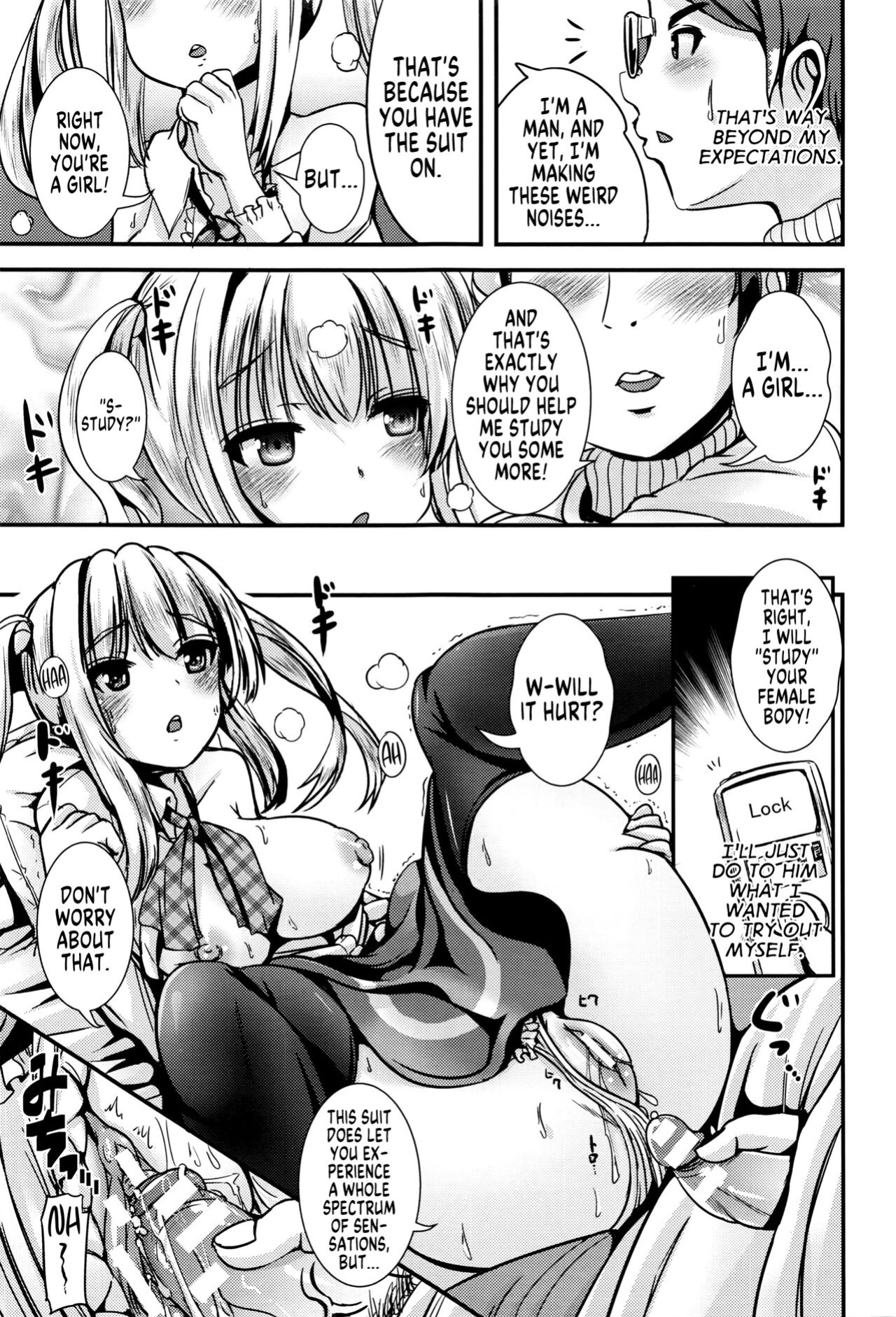 [Marneko] Wakuwaku! Rinshou Jisshuu Joshika Suit Sexy Medical Studies! Girlification Suit [GTF]