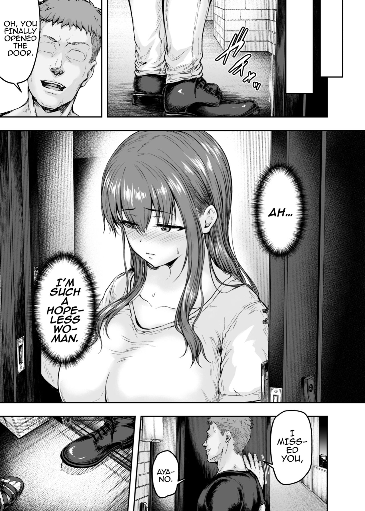 [Sazareito (Ohnaka Ito)] Watashi... Kaerare Chaimashita. 3 -AroThir OL ga Yarichin Daigakusei-tachi no Chinpo ni Dohamari suru made- [SquigglesJPTeam]