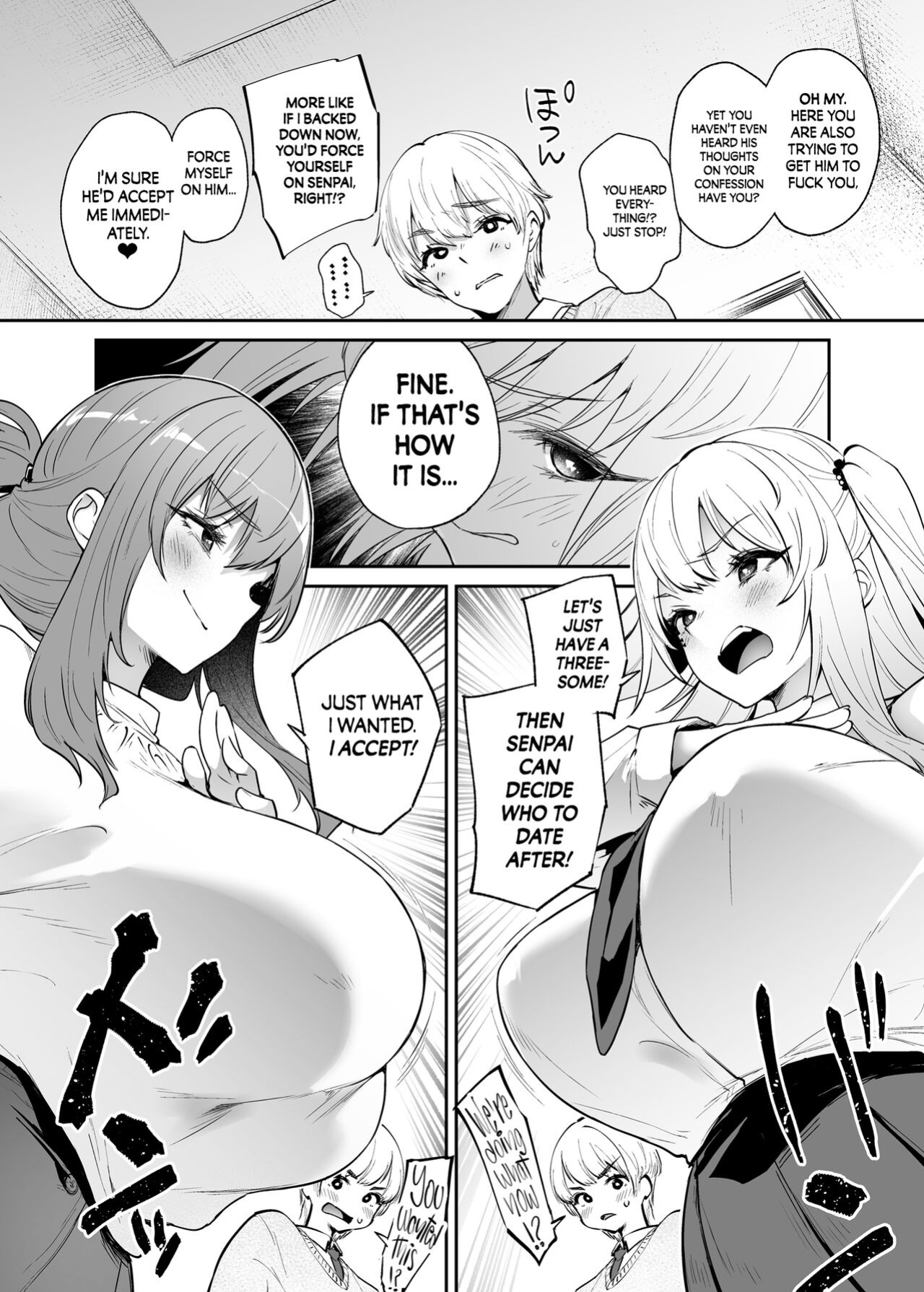 [Mata Ashita. (Oohira Sunset)] Boku to Kanojo to Kanojo no Haha to | Her, her Mom, and Me [Coffedrug]